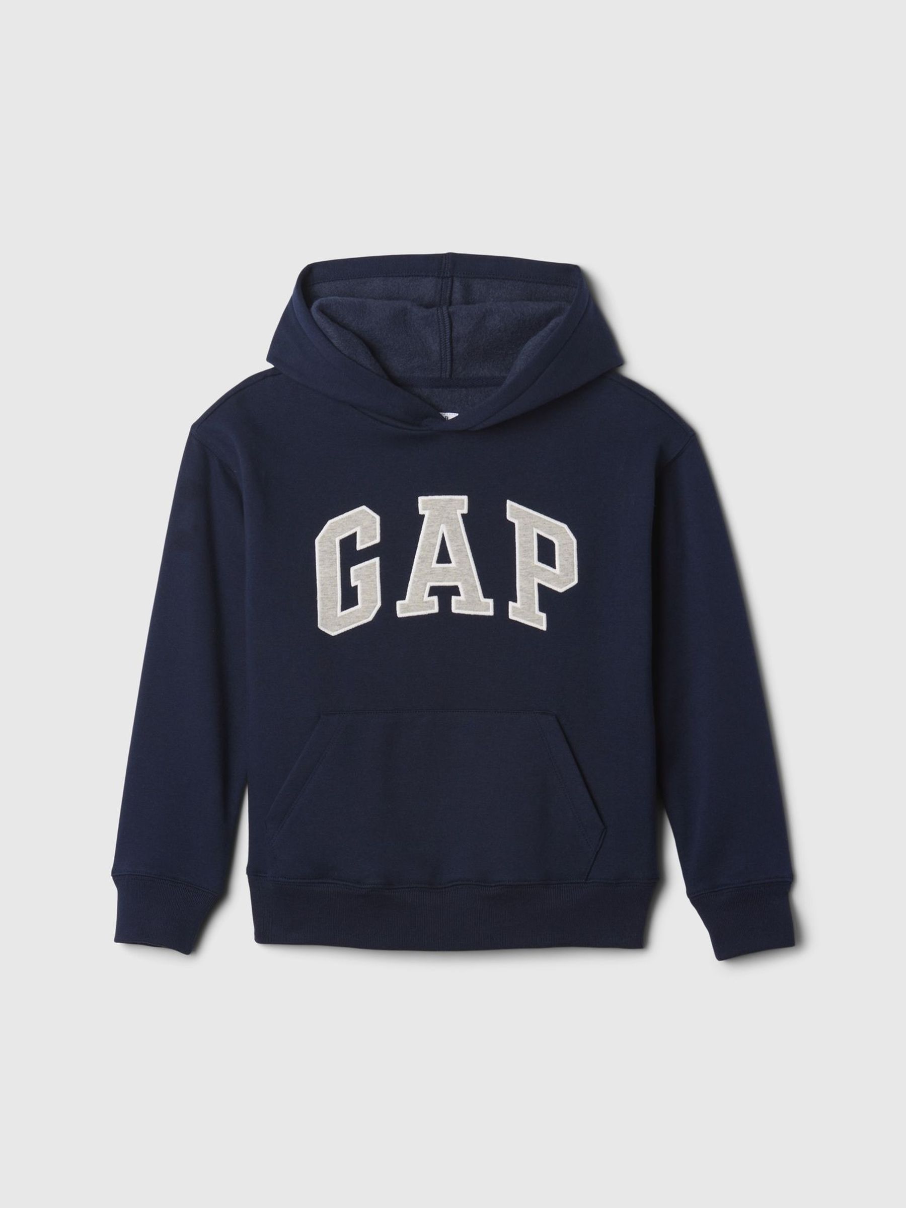 Navy Blue Vintage Logo Hoodie (4-13yrs) (H72244) | £20