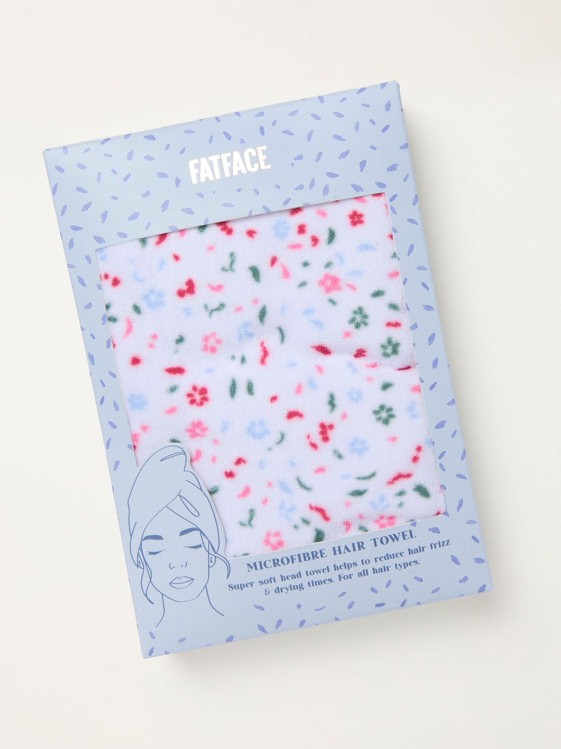 Multi Floral Microfibre Hair Towel (H73164) | £9.50