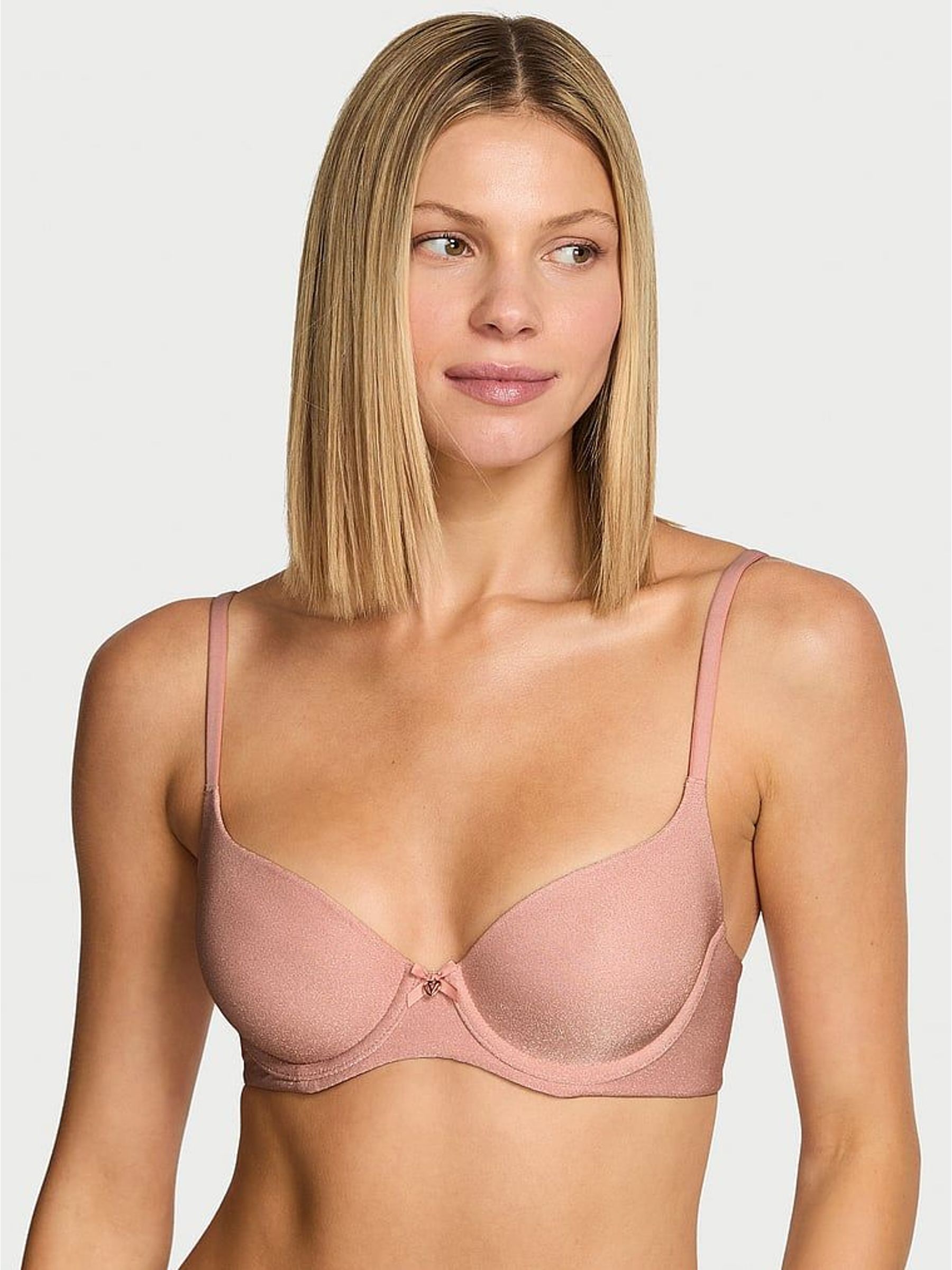 Royal Pink Lightly Lined Demi Shimmer Bra (H76617) | £39