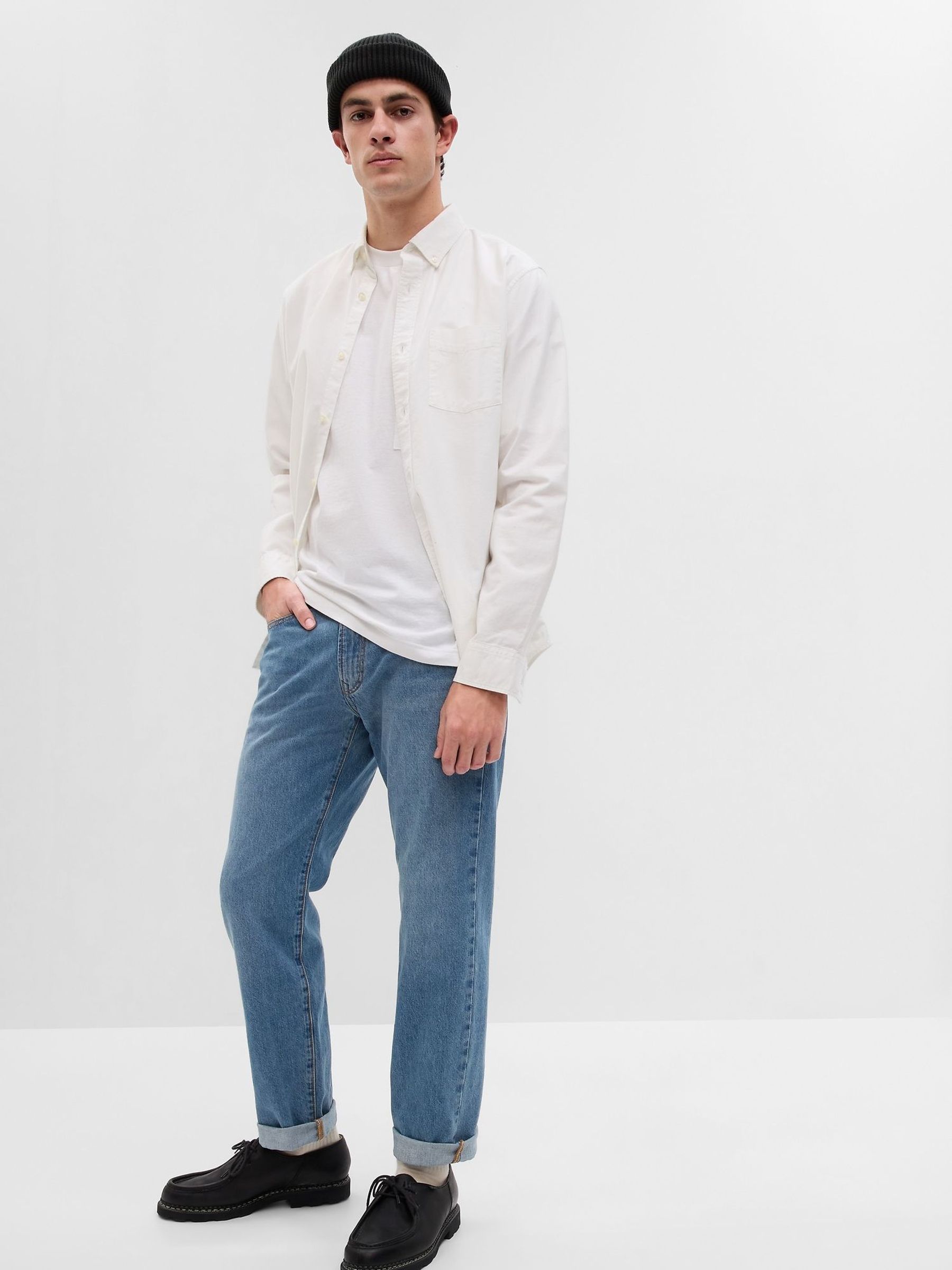 Blue Straight Fit Jeans (H78069) | £40