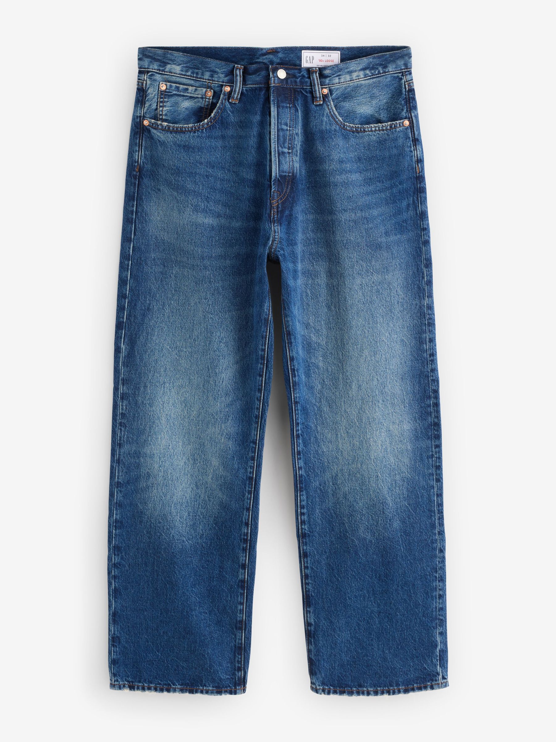 Blue 90s Loose Jeans (H78081) | £50