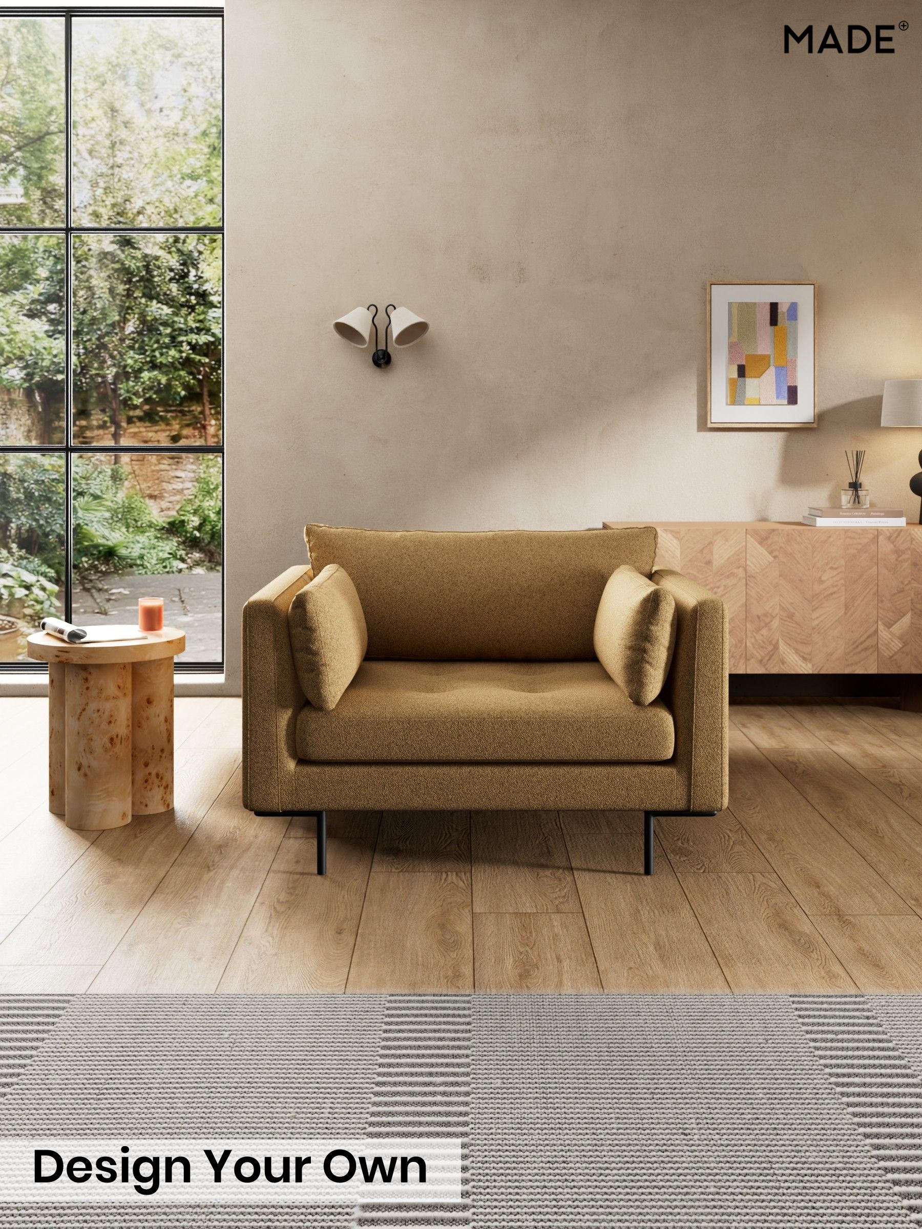 Soft Touch Boucle/Caramel Natural - Harlow By Made