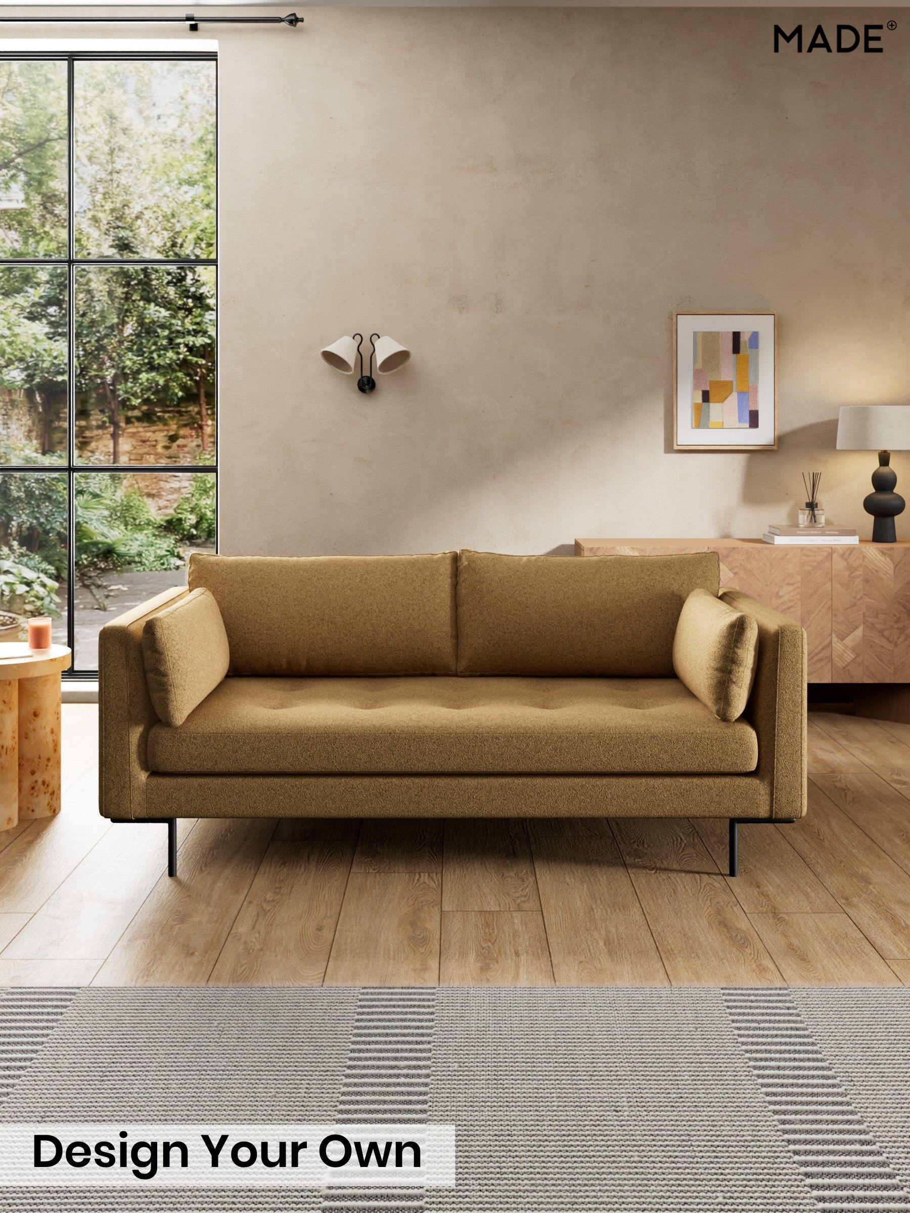 Soft Touch Boucle/Caramel Natural - Harlow By Made