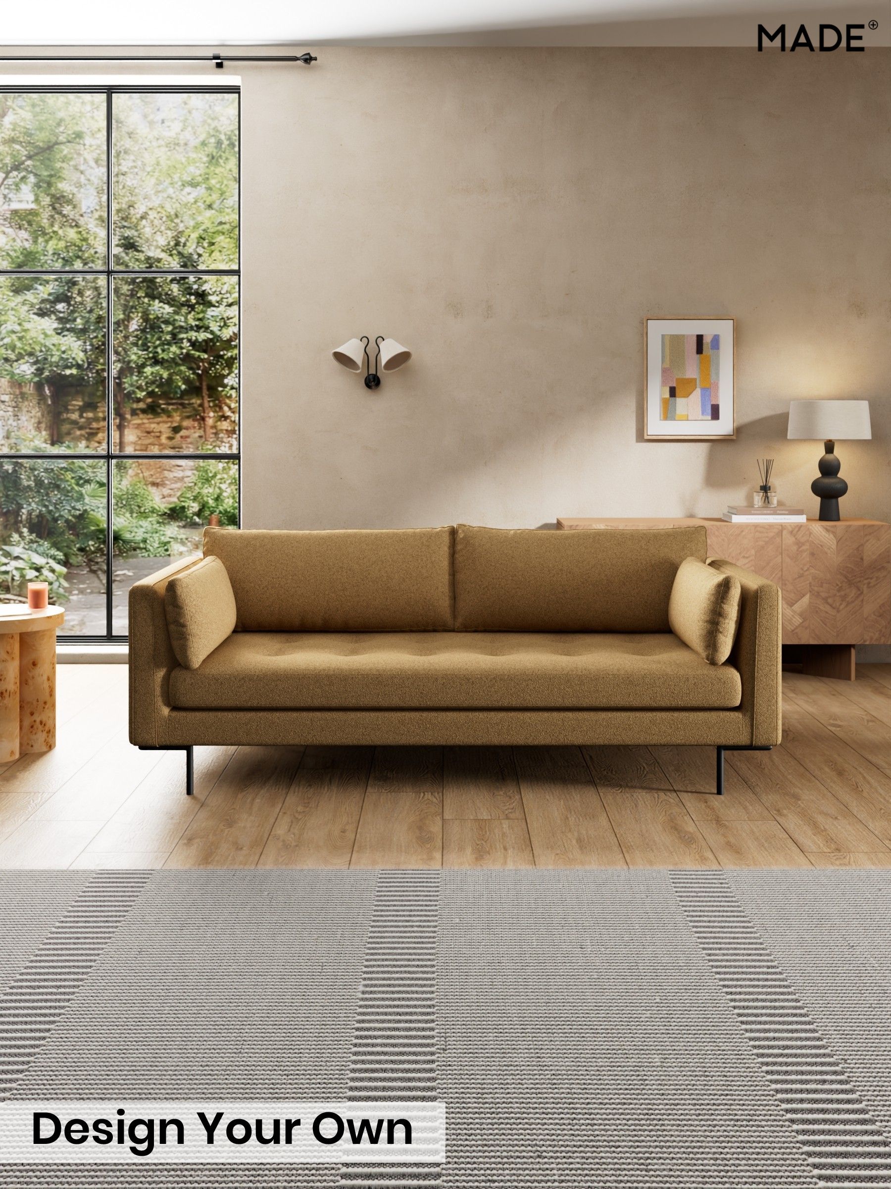 Soft Touch Boucle/Caramel Natural - Harlow By Made