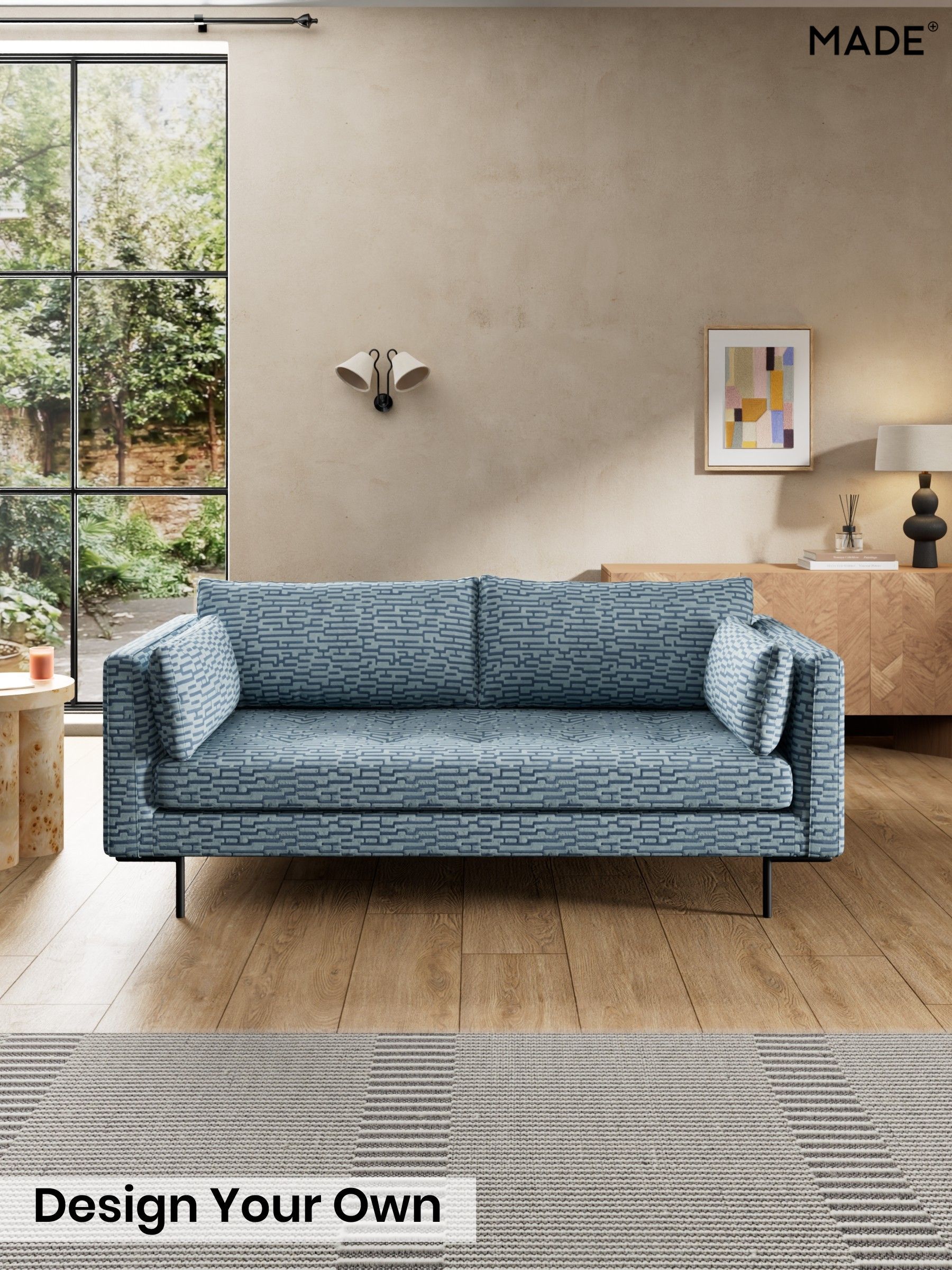 Great Hey by Harlequin/Atlantic Blue - Harlow By Made