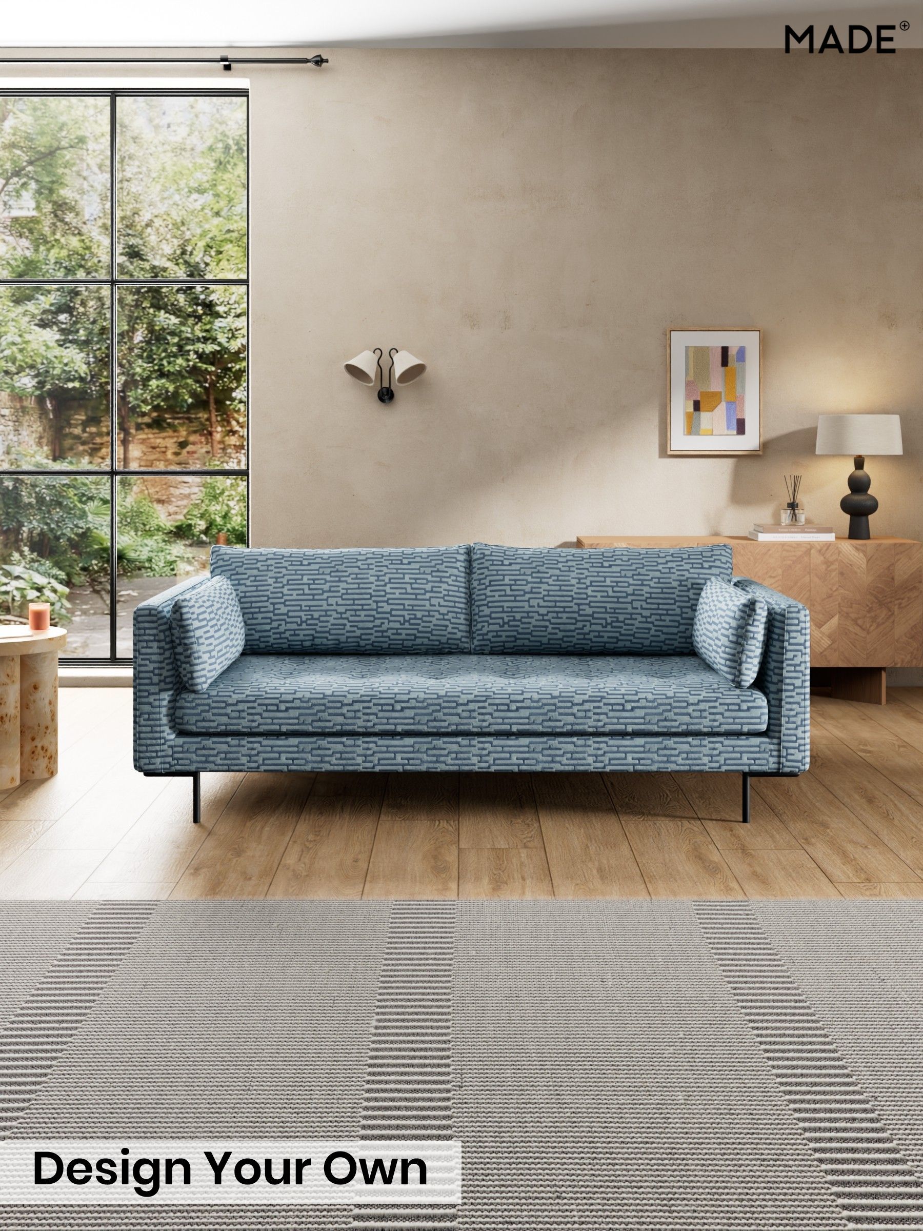 Great Hey by Harlequin/Atlantic Blue - Harlow By Made