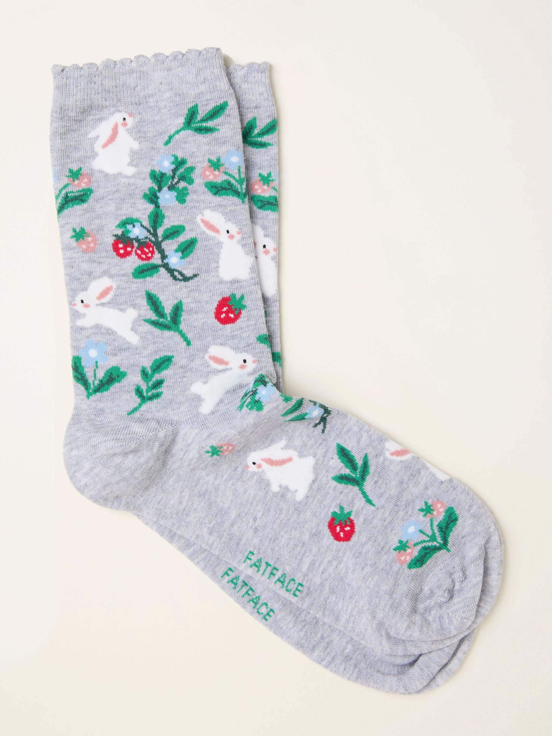 Grey Bunny Socks (H79815) | £7.50