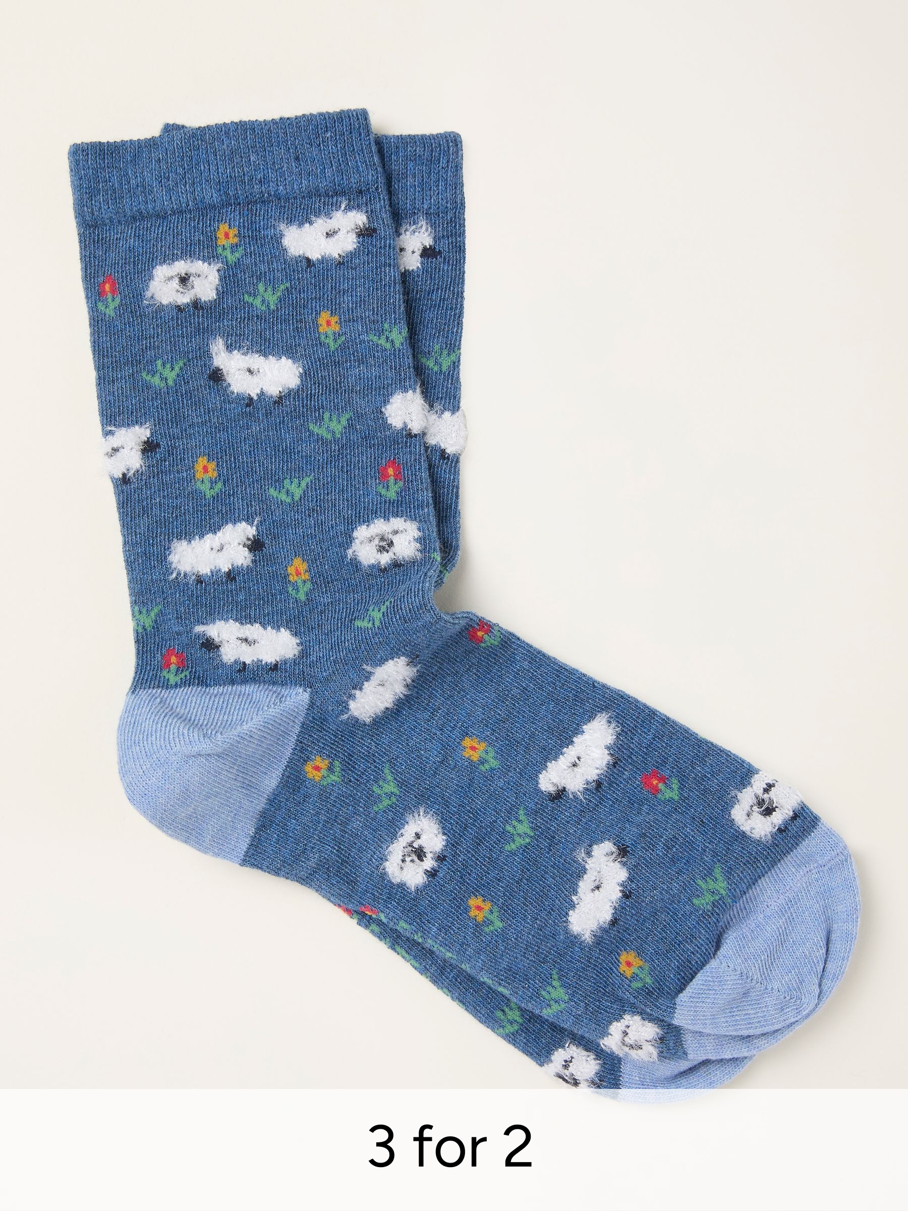 Navy Sheep Socks (H79829) | £7.50