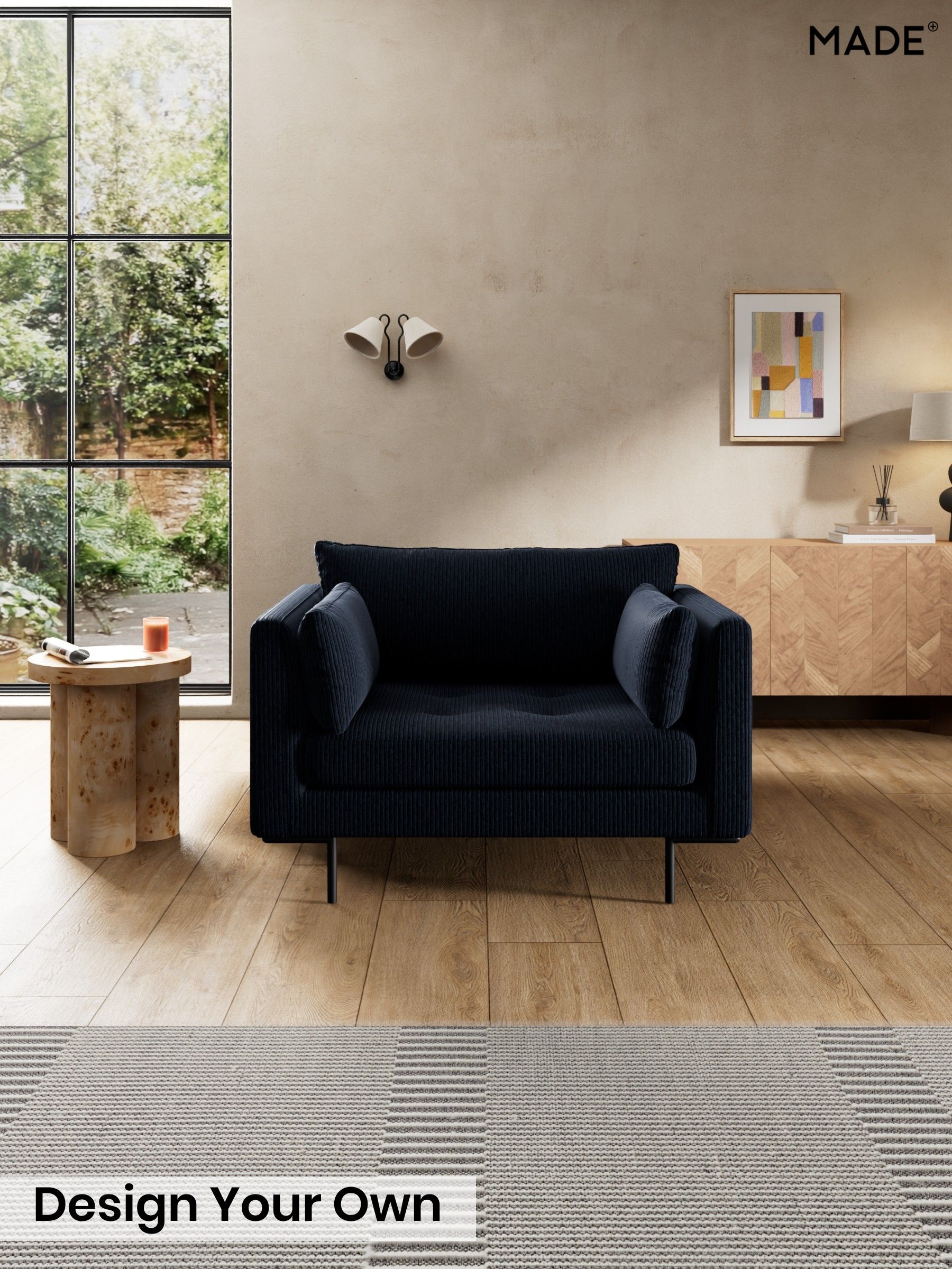 Matt Corduroy/Midnight Blue - Harlow By Made