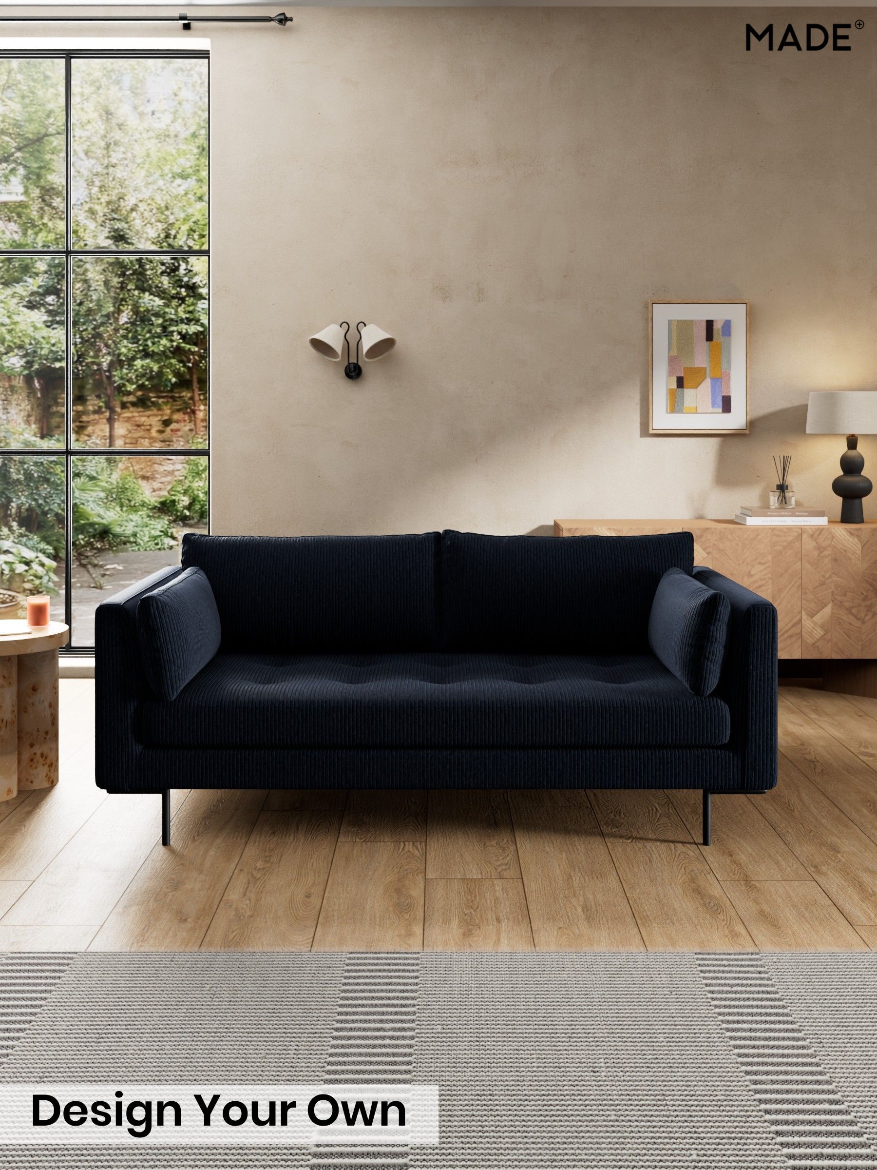 Matt Corduroy/Midnight Blue - Harlow By Made