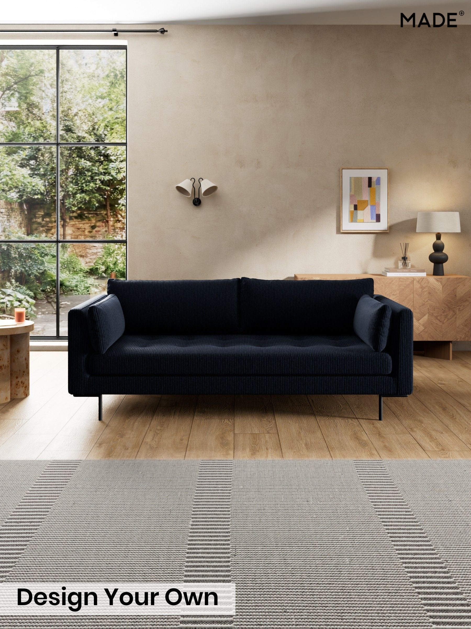 Matt Corduroy/Midnight Blue - Harlow By Made