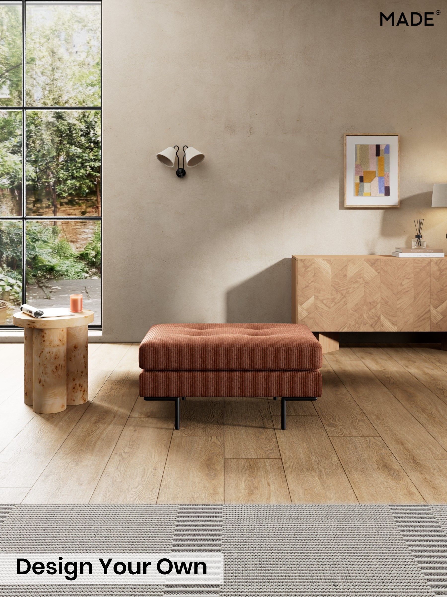 Matt Corduroy/Nutmeg Orange - Harlow By Made