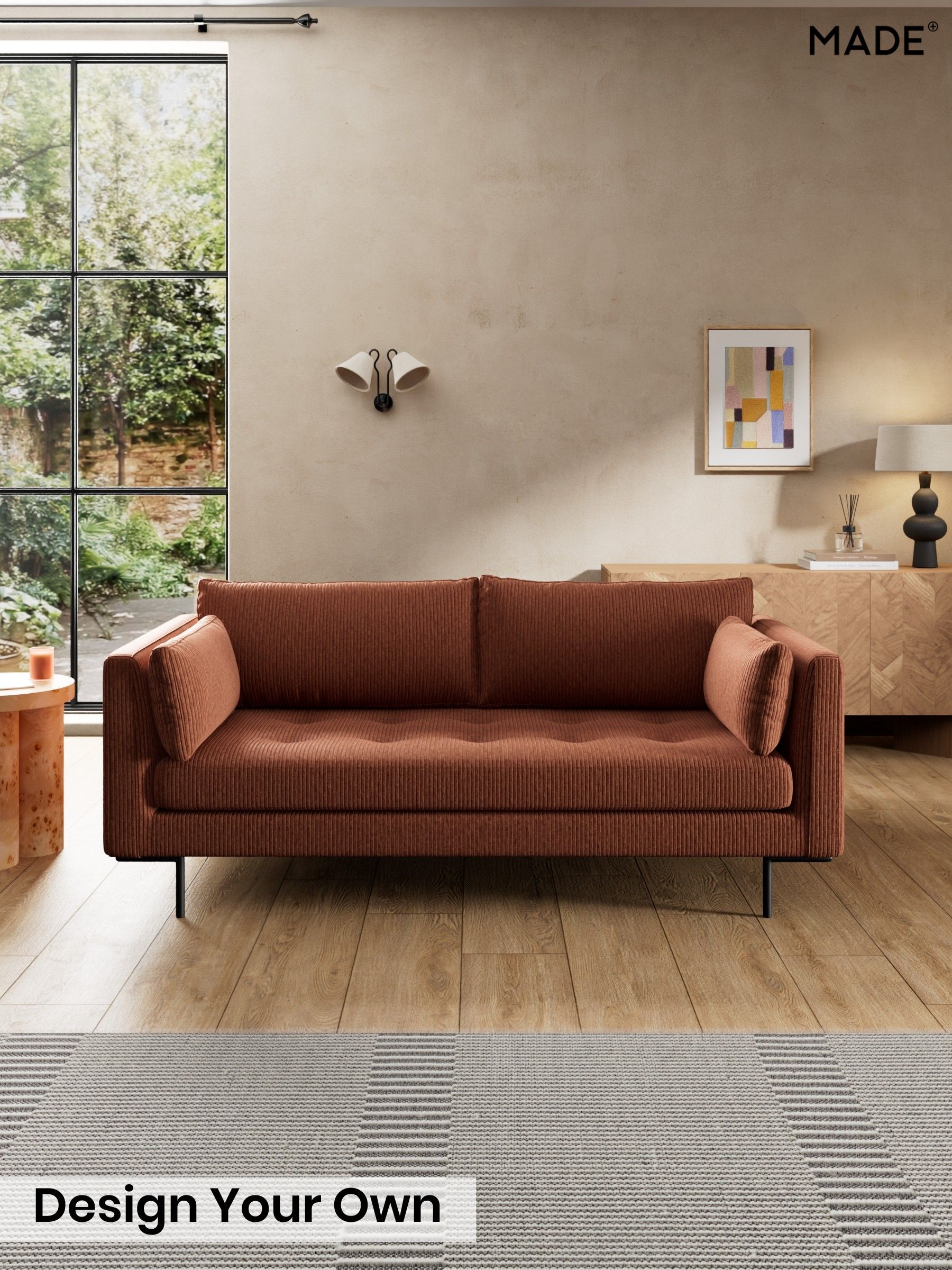 Matt Corduroy/Nutmeg Orange - Harlow By Made