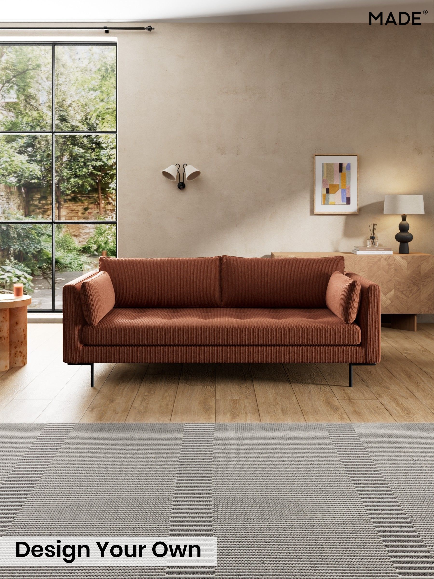 Matt Corduroy/Nutmeg Orange - Harlow By Made