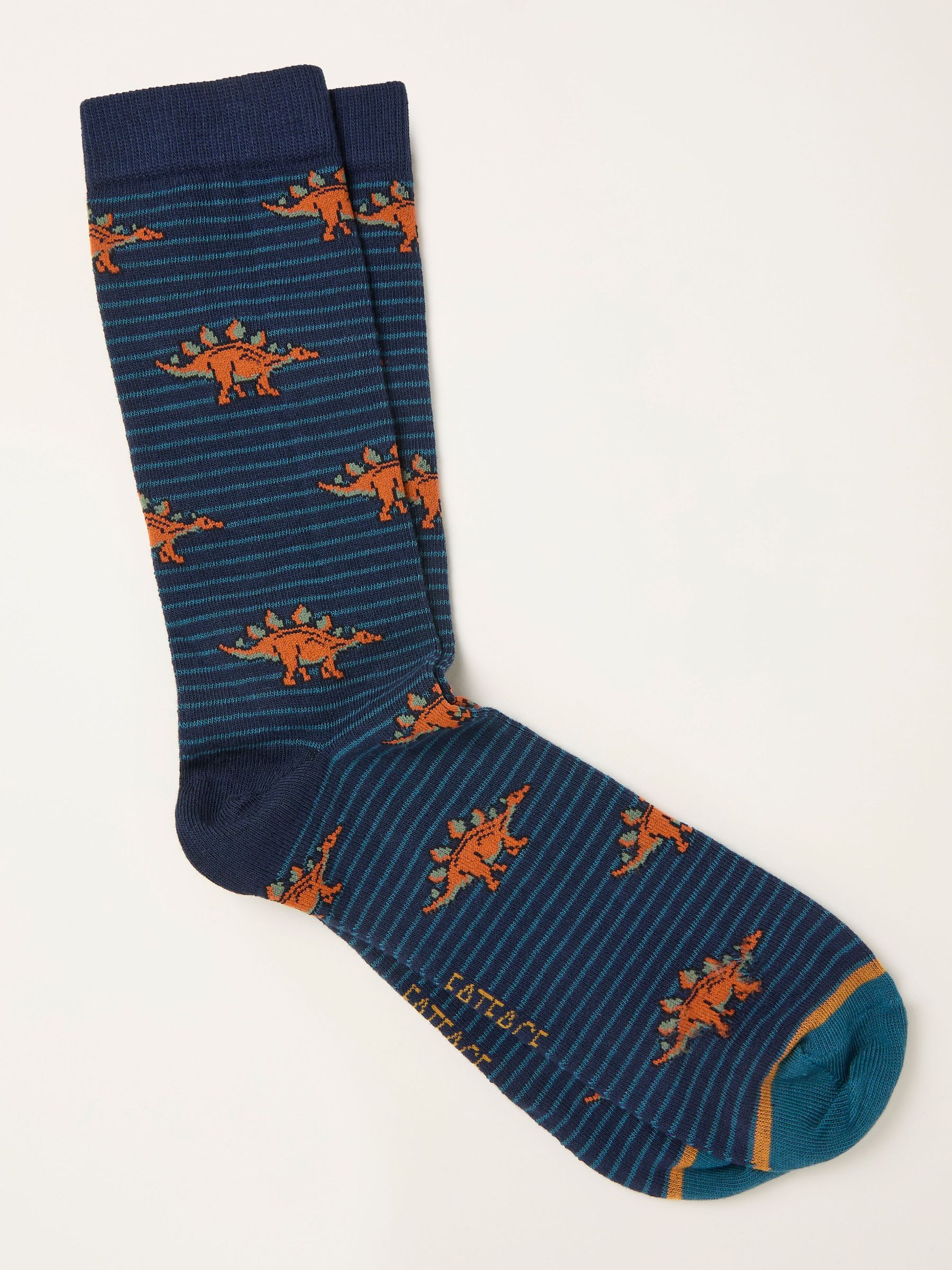 Navy Stegasaurus Socks (H79903) | £7.50