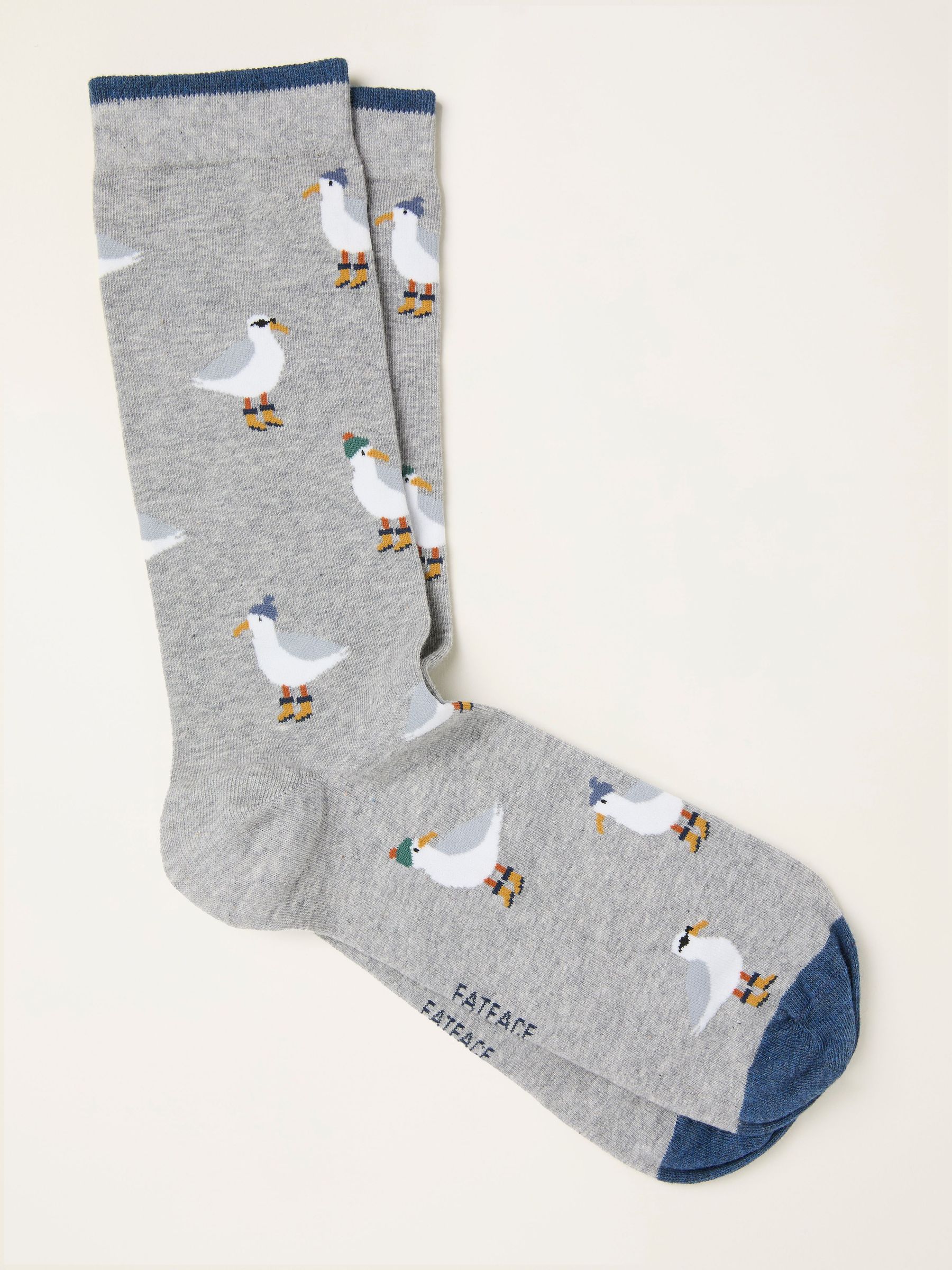 Grey Seagull Socks (H79905) | £7.50