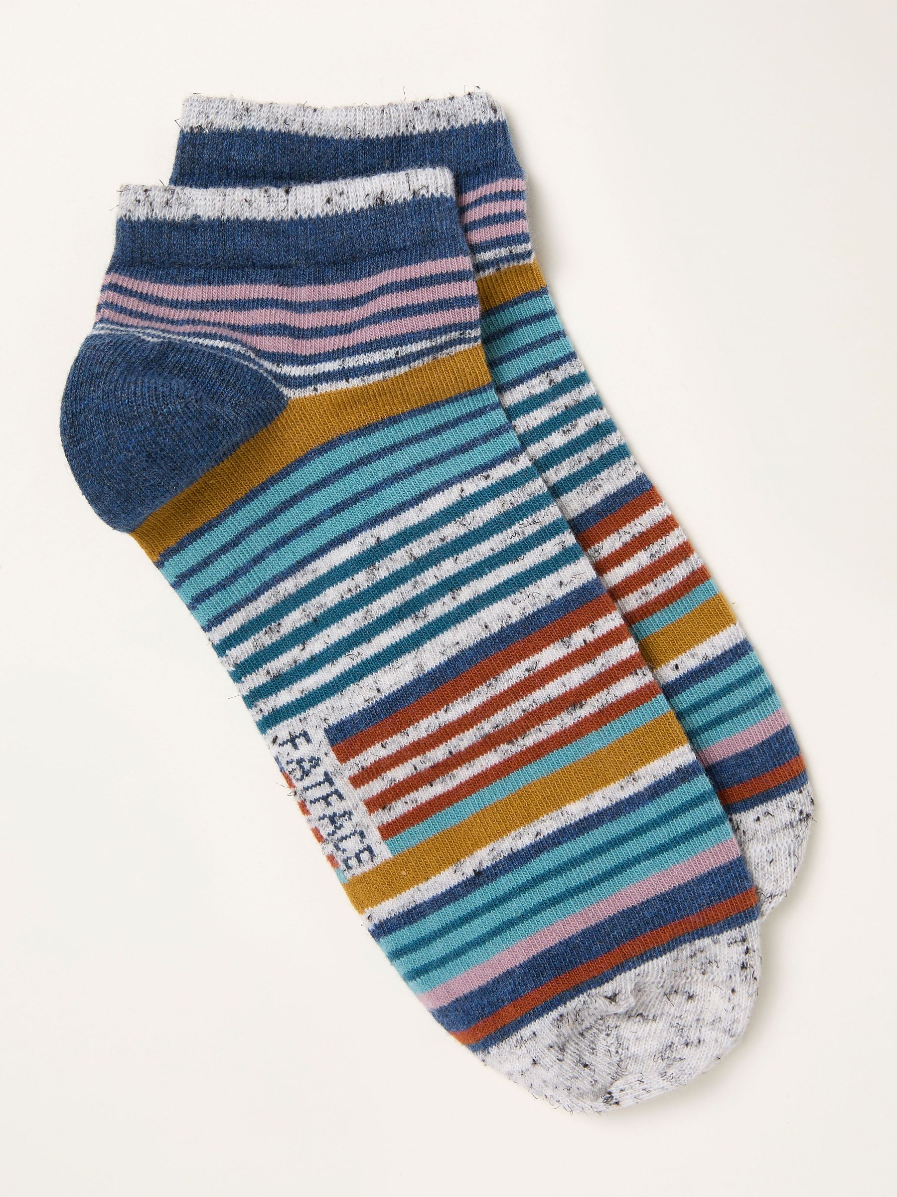 Blue Stripe Trainer Socks (H79912) | £6