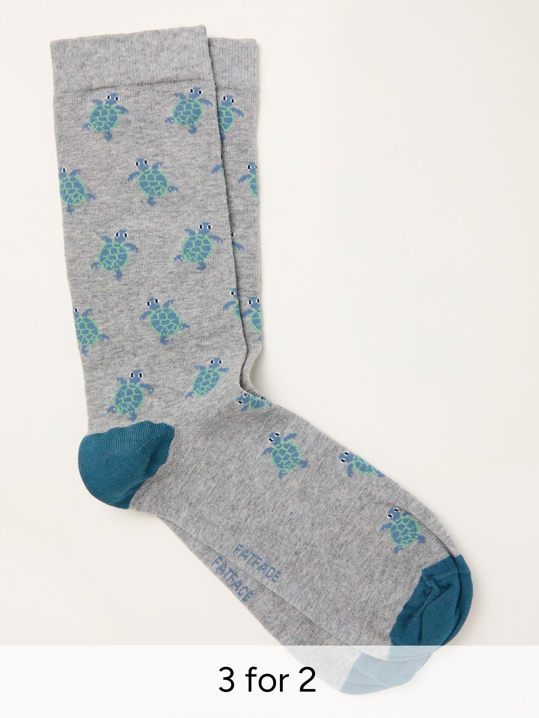 Multi Colour Turtle Socks (H79913) | £7.50
