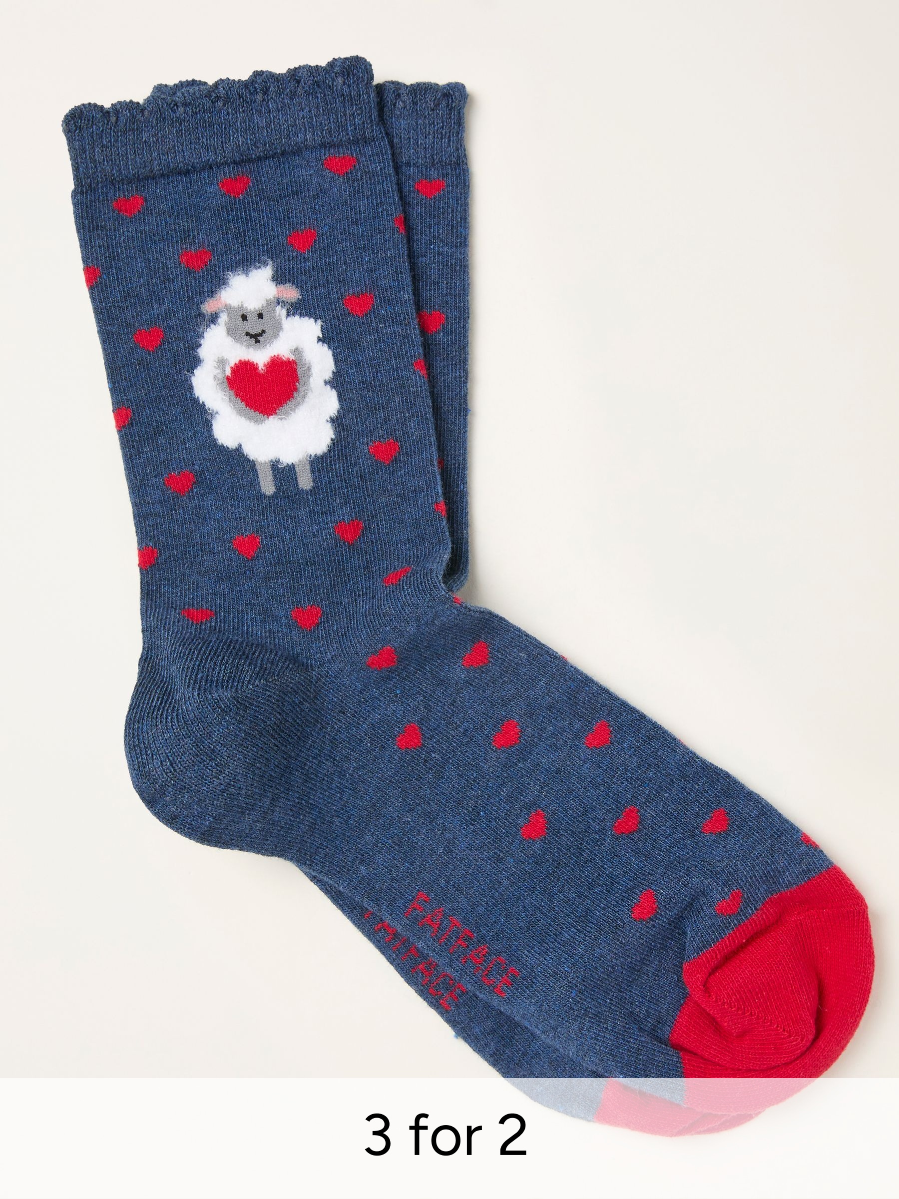 Navy Sheep Socks (H81917) | £7.50