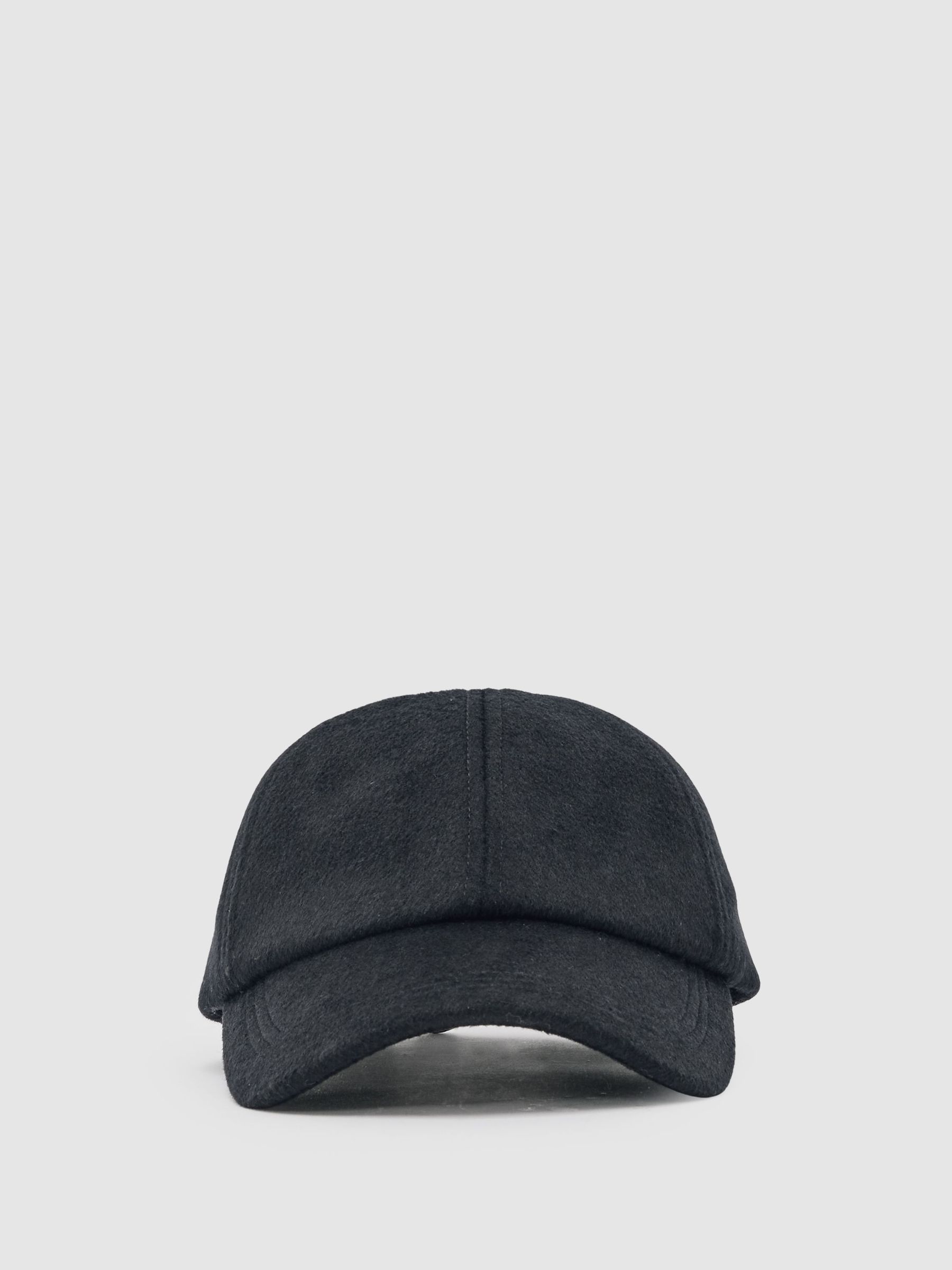 Wool-Blend Baseball Cap in Navy (H82830) | £68