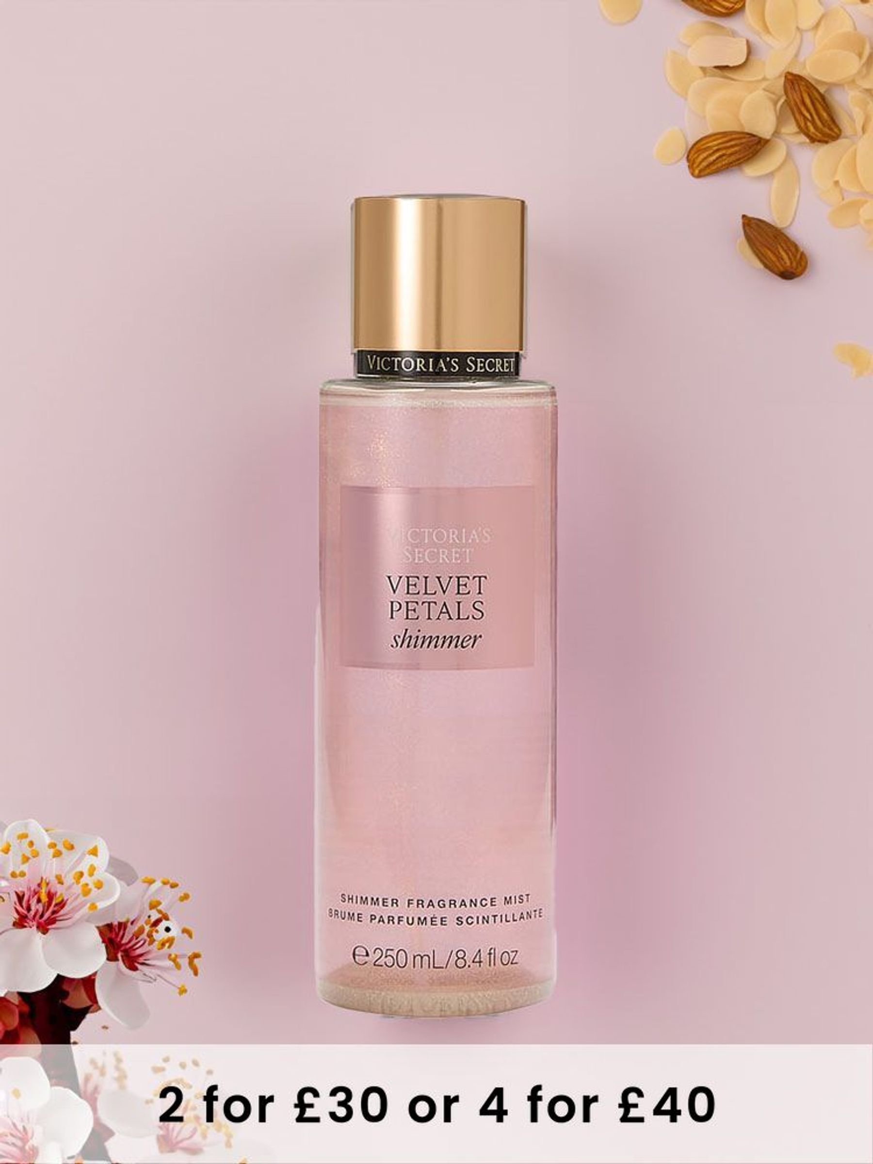 Velvet Petals Shimmer Body Mist (H84061) | £20