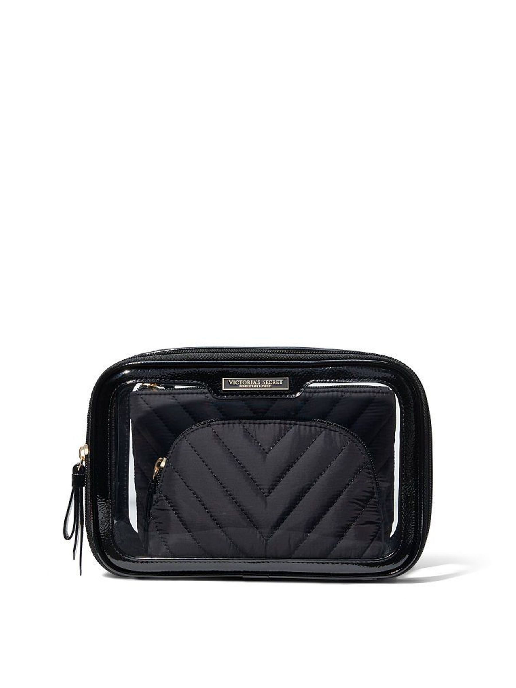 Black 3Piece Makeup Bag (H84086) | £36