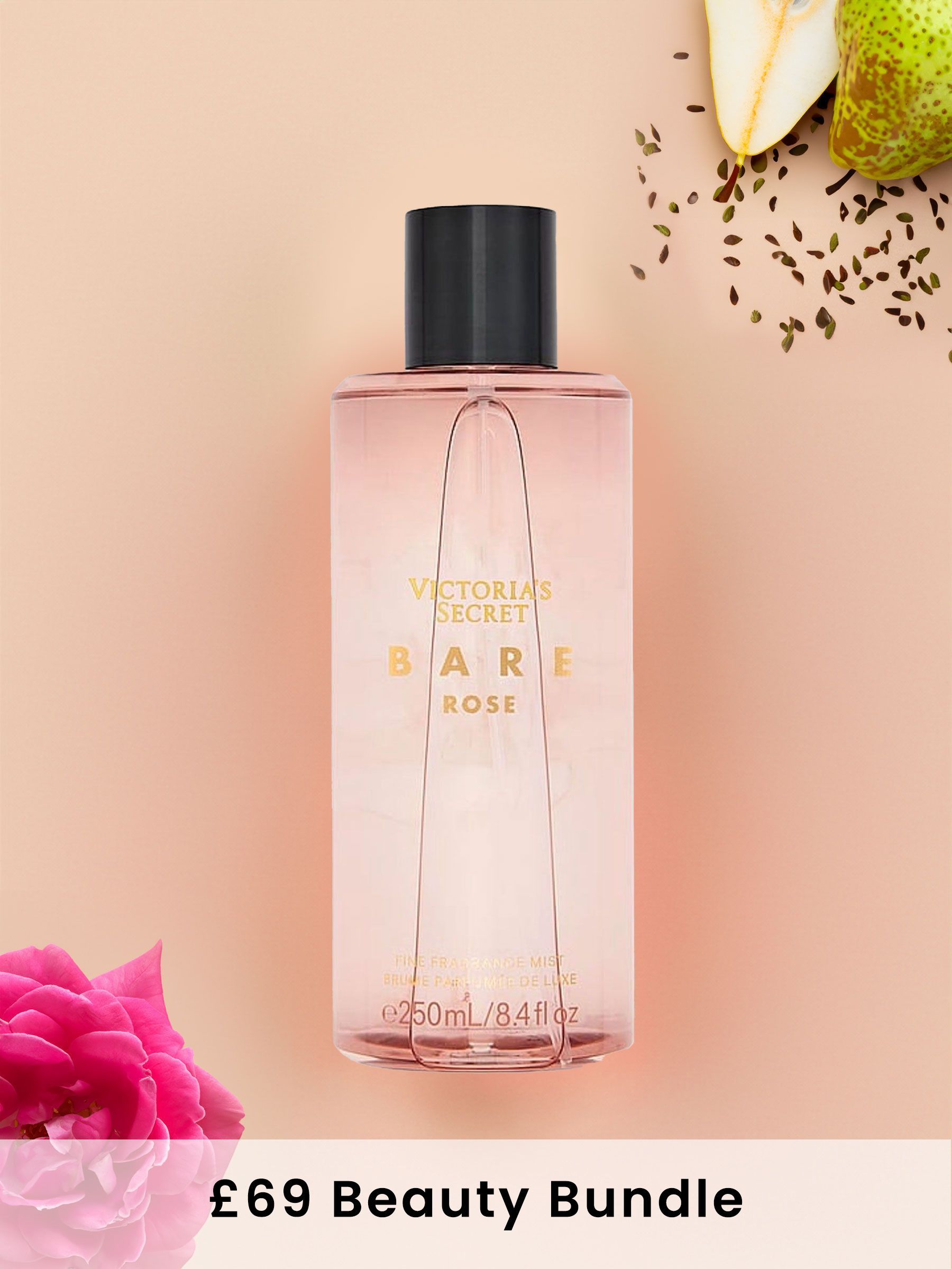 Bare Rose Fine Fragrance Body Mist 250ml (H84149) | £26