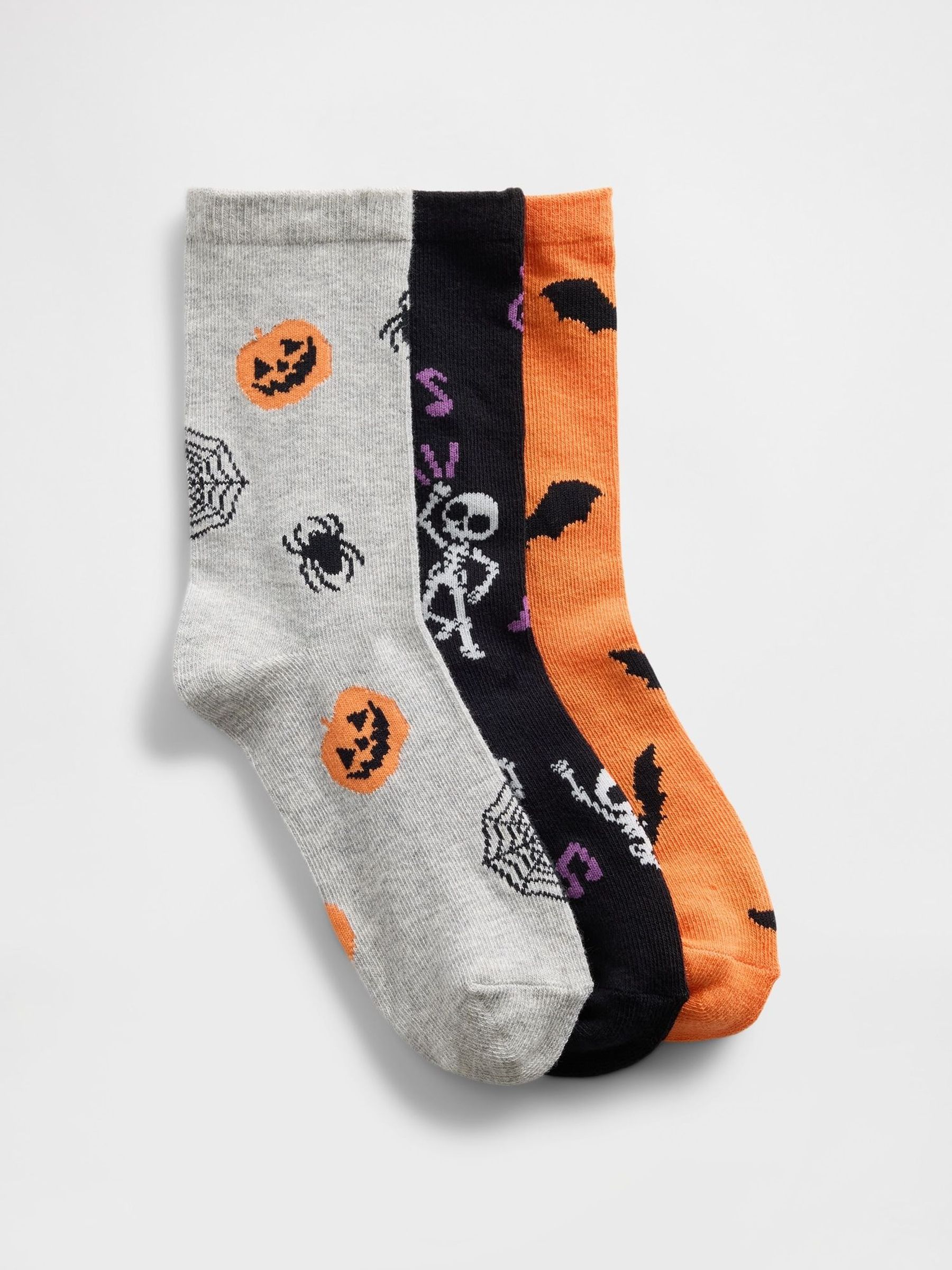Multi Halloween Crew Socks 3-Pack (H85401) | £8