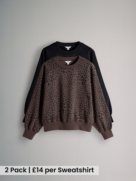 Multi 2 Pack Raglan Sweaters (H87489) | £28