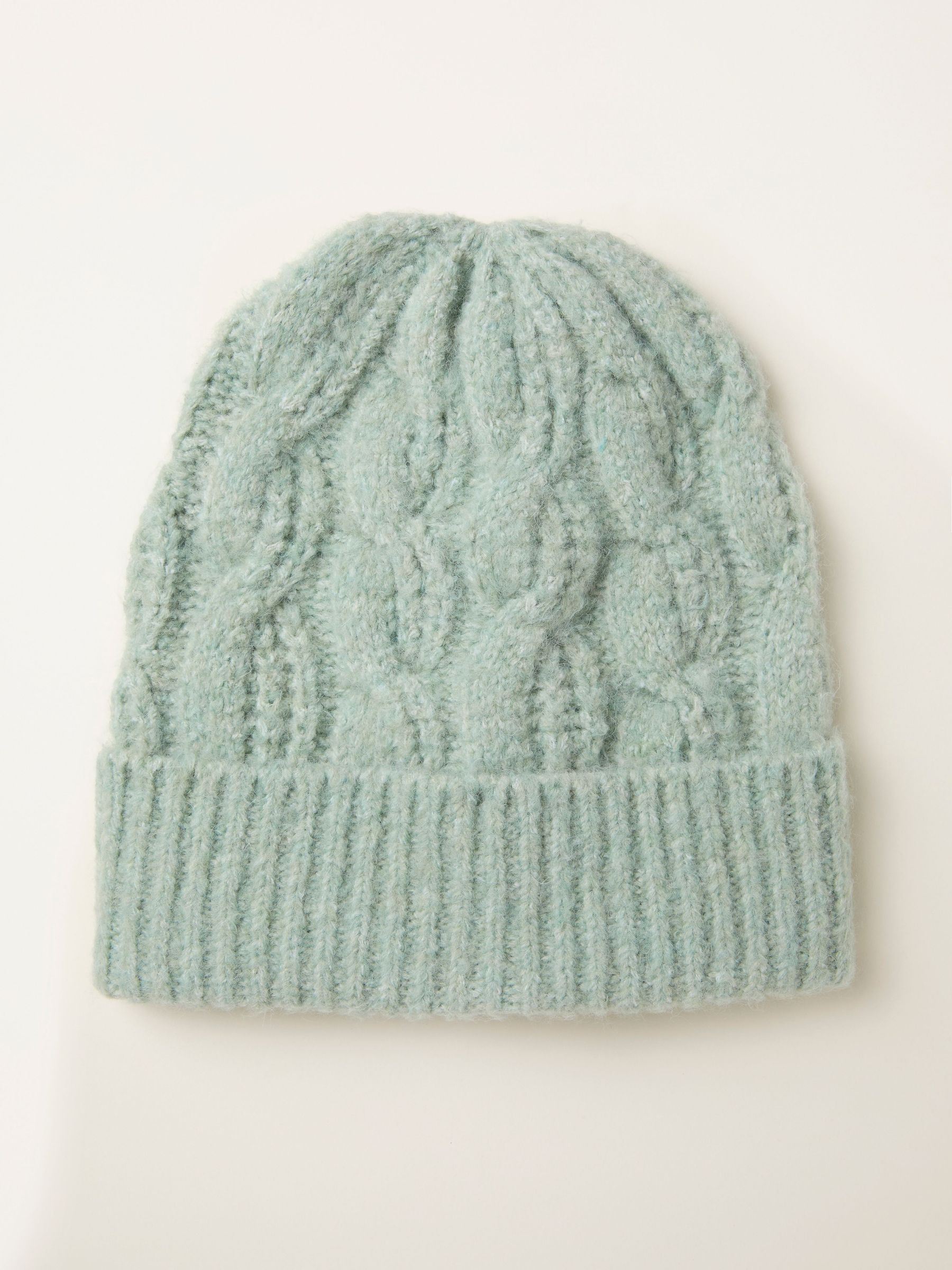 Light Green Cable Beanie (H88247) | £20