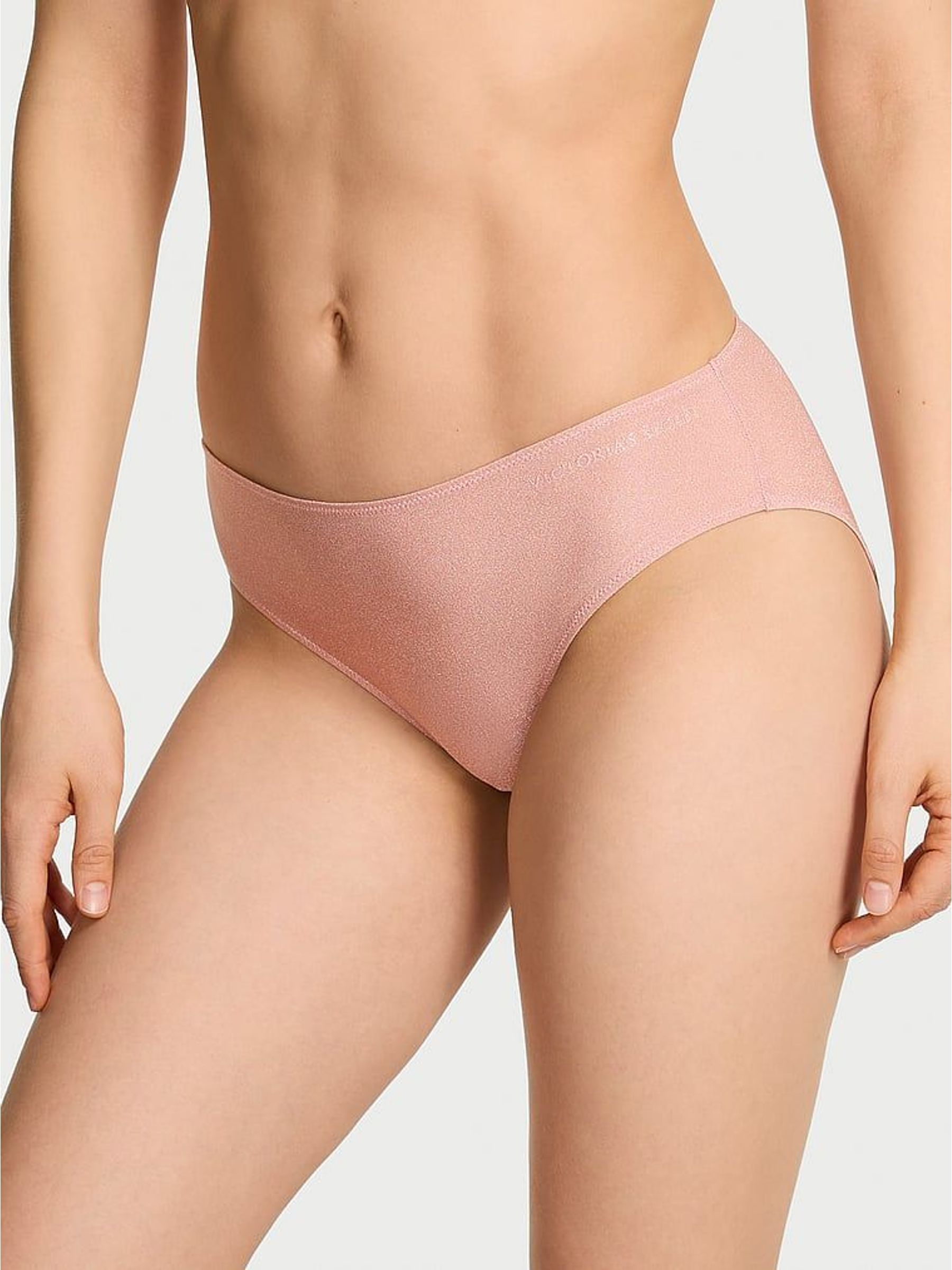 Royal Pink Bikini Shimmer Mid-Rise Knickers (H89252) | £16