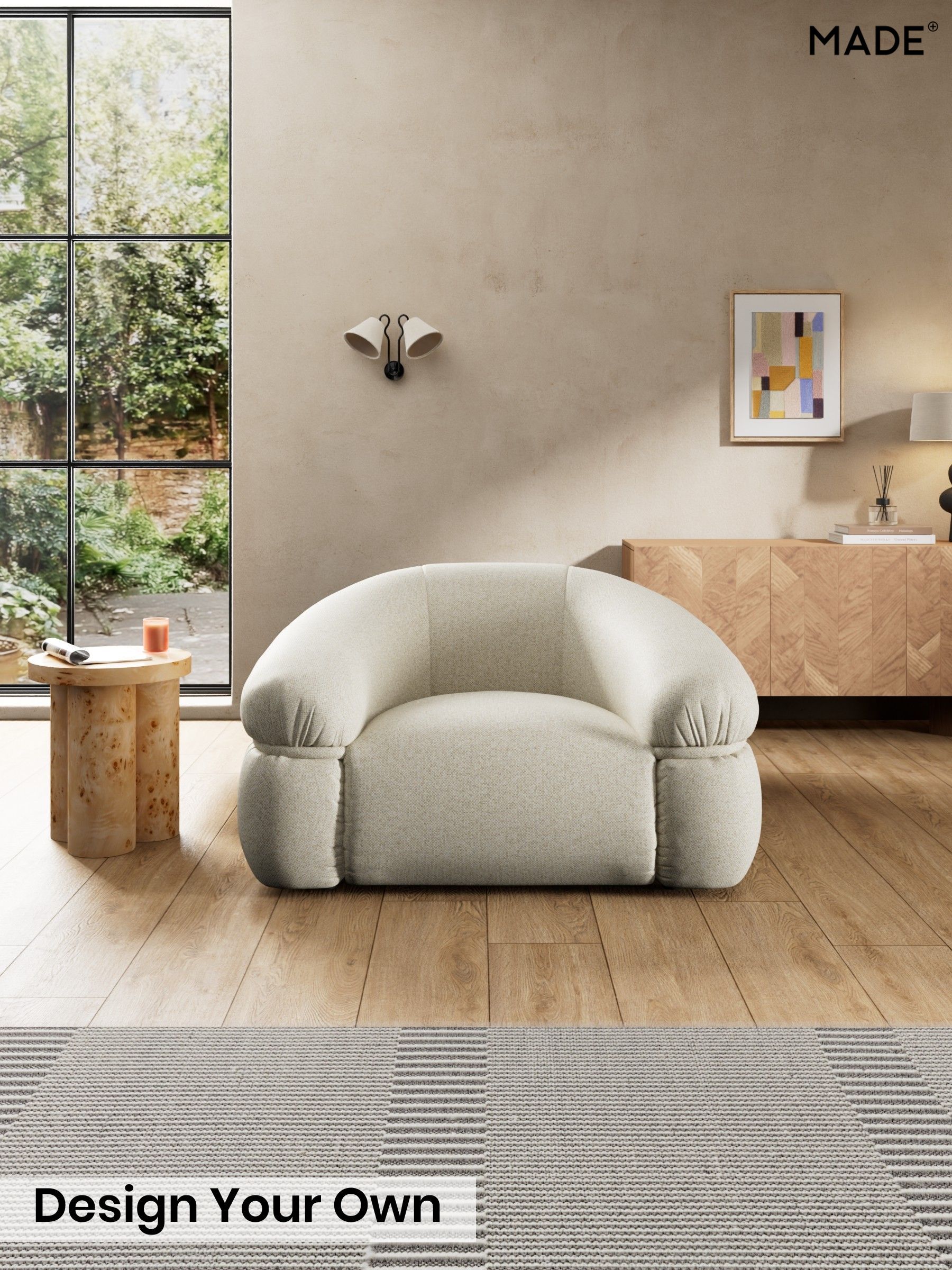 Basket Weave/Natural Stone - Soma By Made