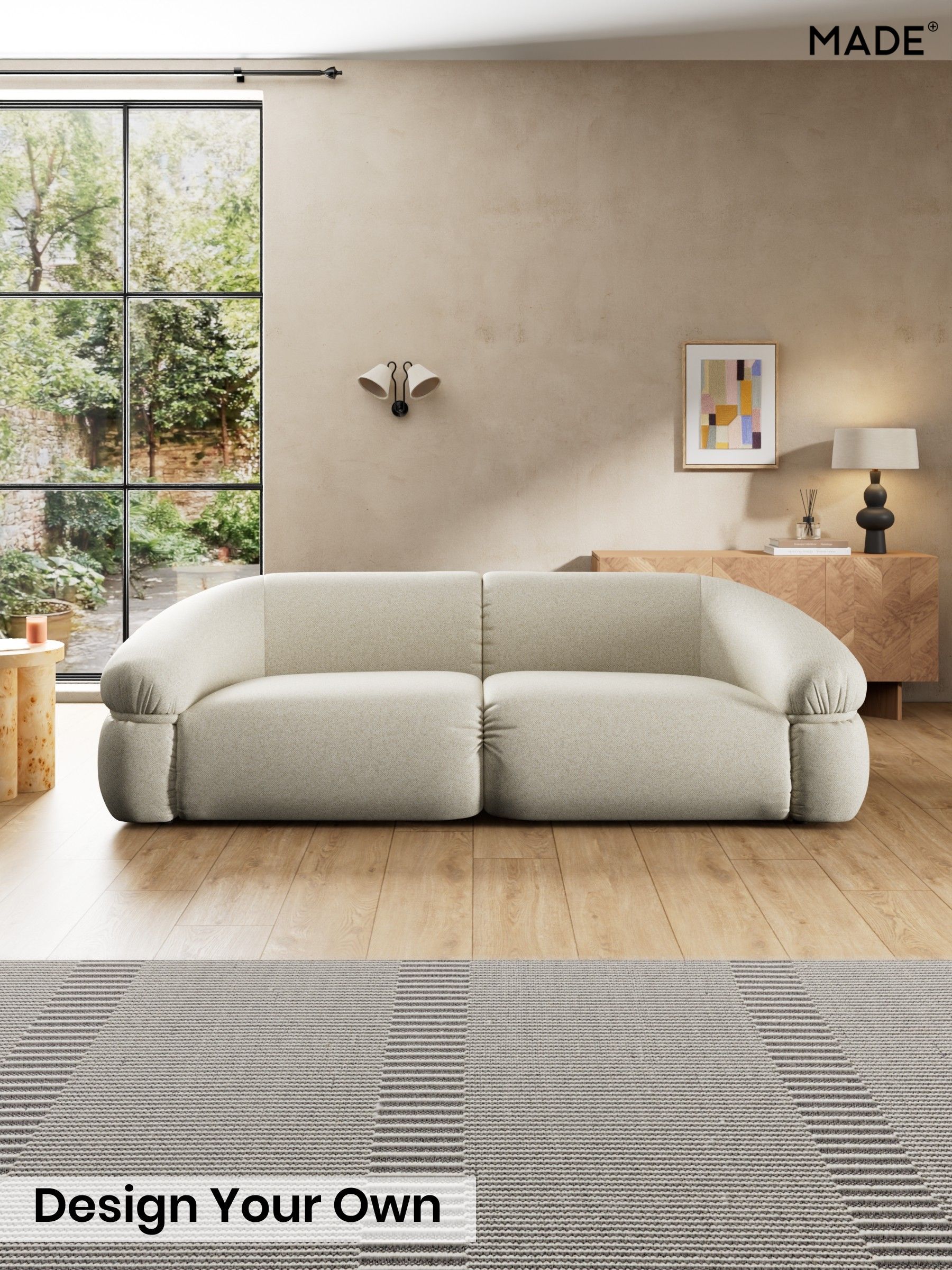 Basket Weave/Natural Stone - Soma By Made