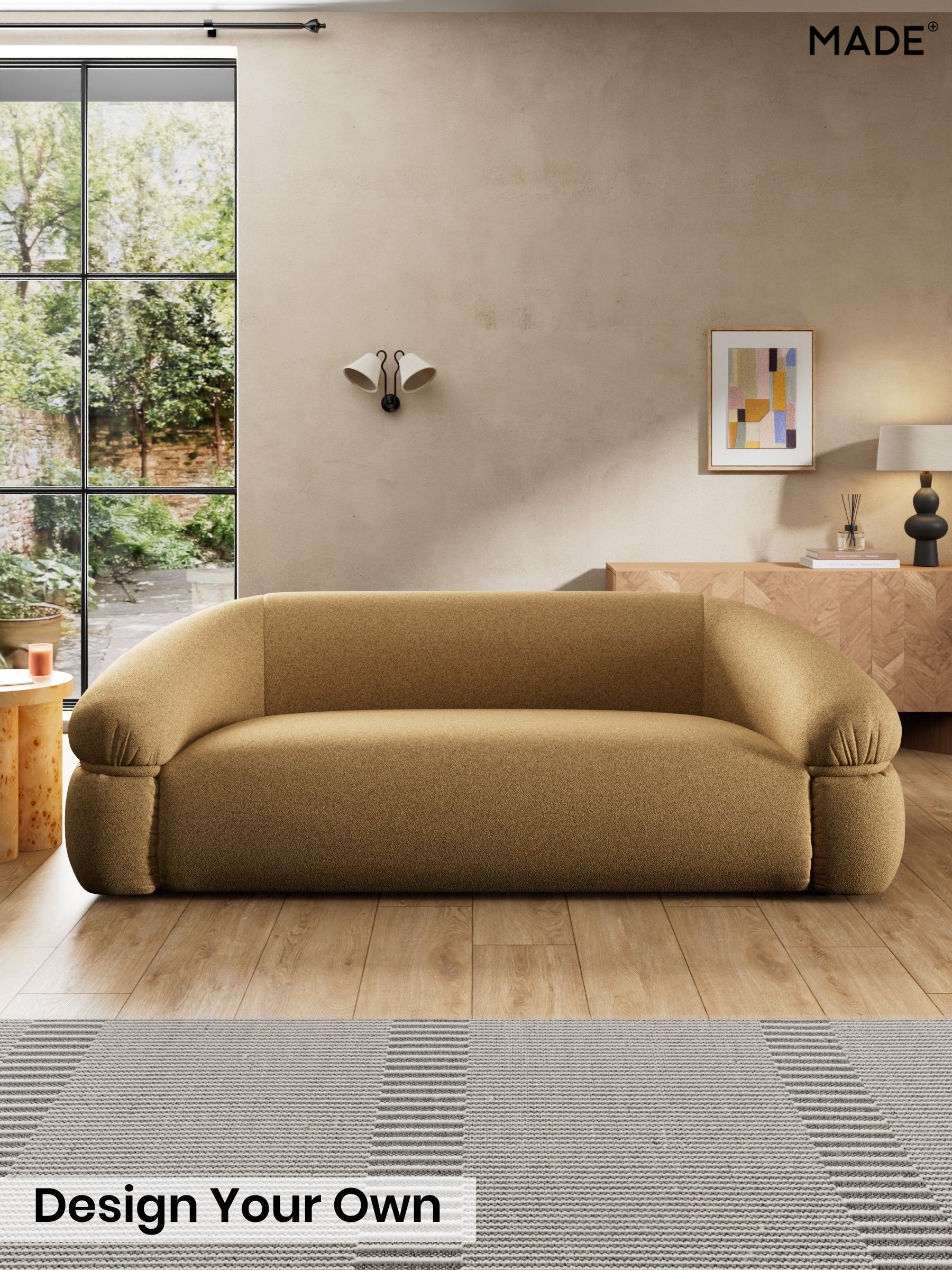Soft Touch Boucle/Caramel Natural - Soma By Made