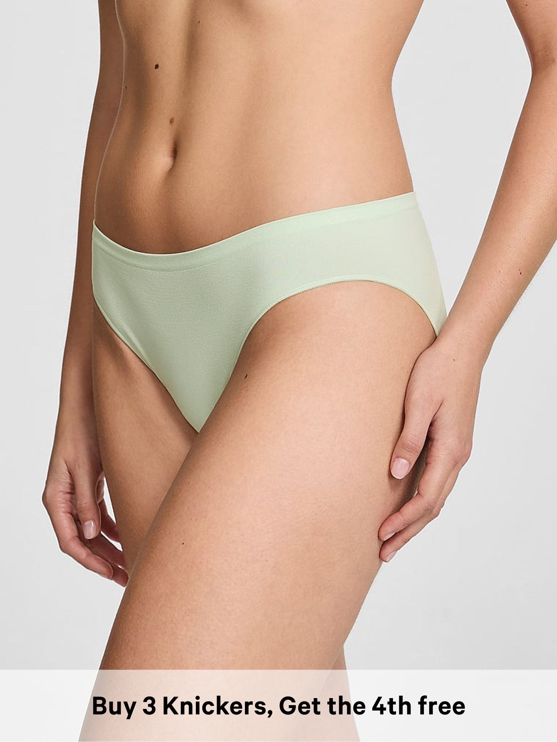 Mint Green Bikini Seamless Knickers (H94736) | £10
