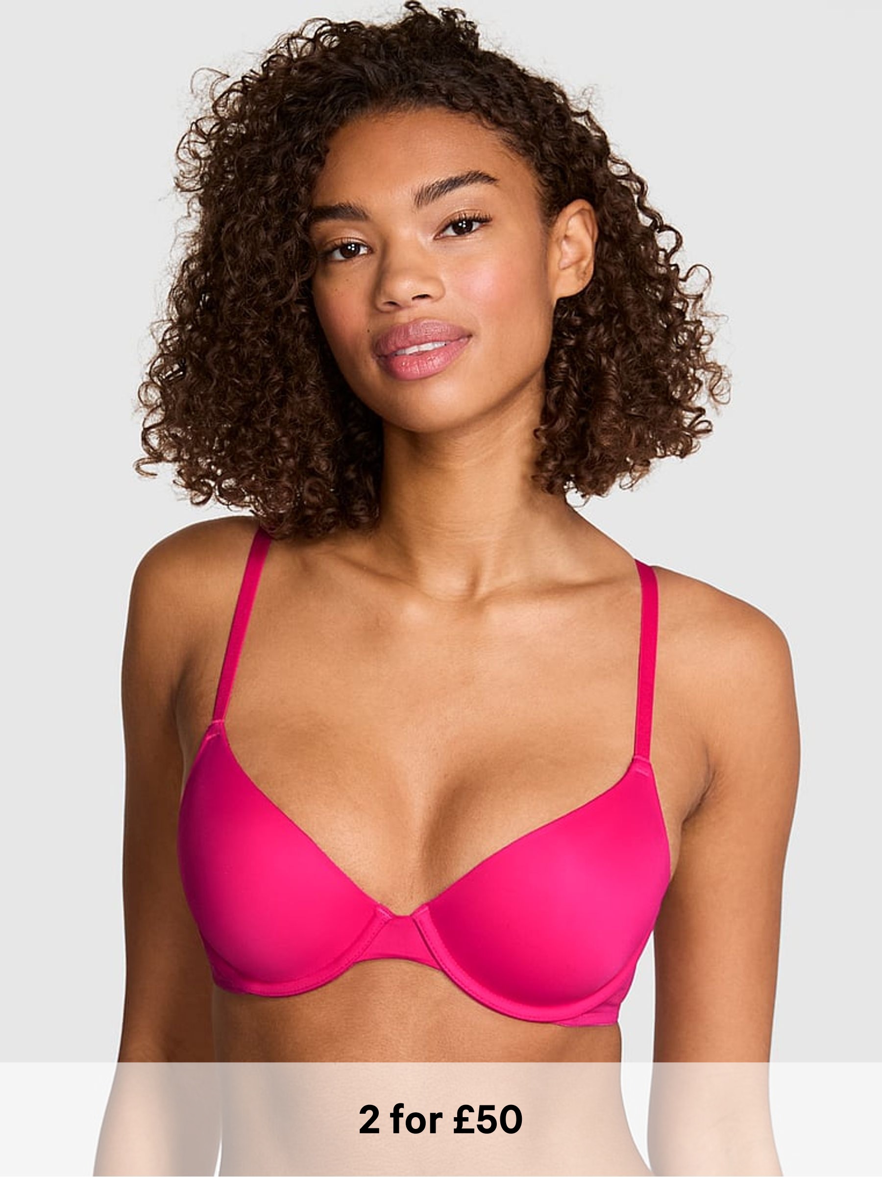 Hot Stuff Pink T Shirt Bra (H94741) | £30