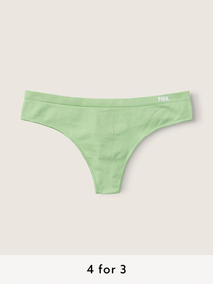 Soft Jade Thong Seamless Knickers (K00304) | £4