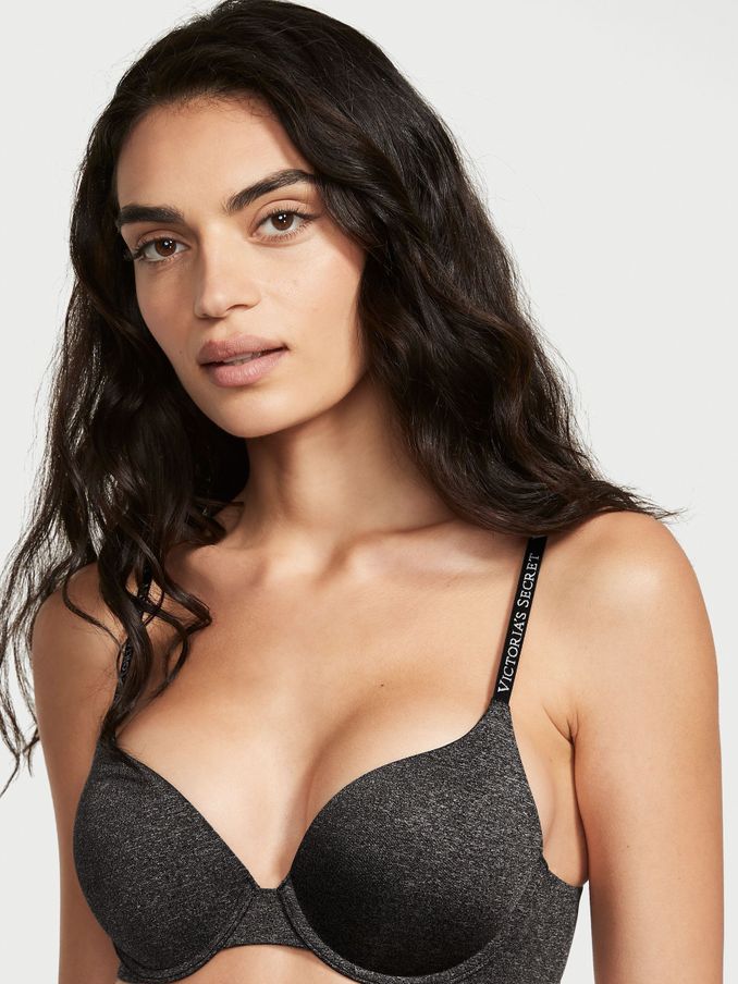 Black Shine Push Up Bra (K06438) | £14