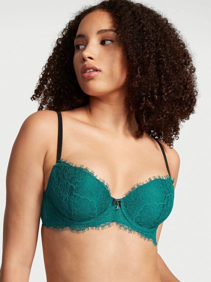 Shaded Spruce Green Lace Lightly Lined Demi Bra (K08567) | £20