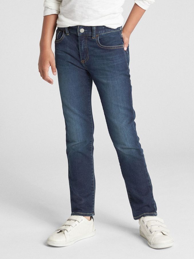 Blue Slim Fit Stretch Jeans (4-16yrs) (K09543) | £35