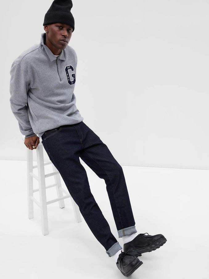 Dark Wash Blue Skinny Comfort Stretch Jeans (K09556) | £55
