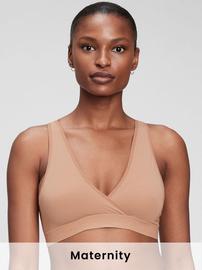 Beige Maternity Nursing Lounge Bralette (K12436) | £6