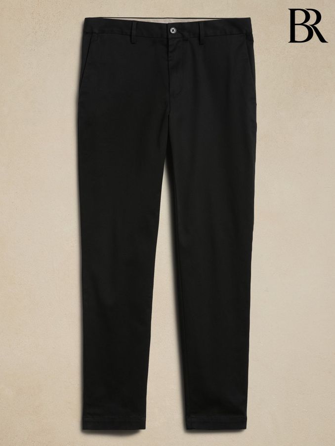 Banana Republic Black Athletic Tapered Fit Chinos (K12674) | £80