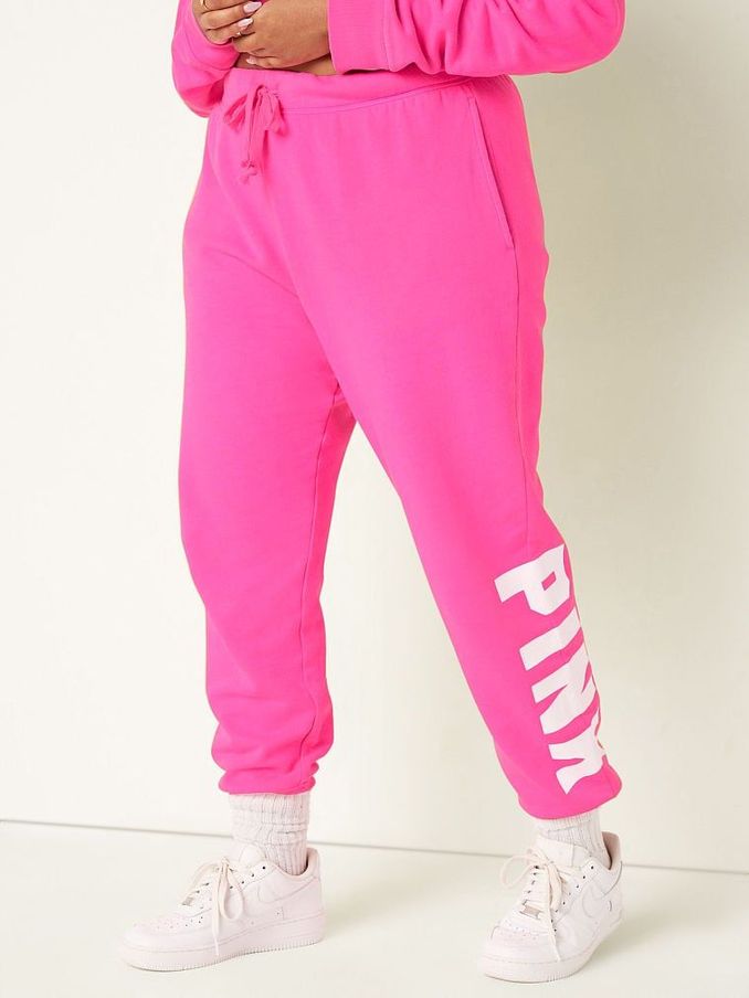 Atomic Pink Sans Logo Fleece Lounge Jogger (K13095) | £46