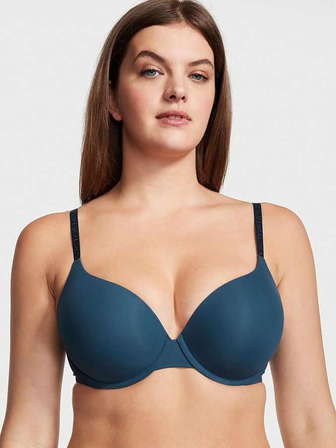 Midnight Sea Green Full Cup Push Up Smooth Bra. (K15009) | £19