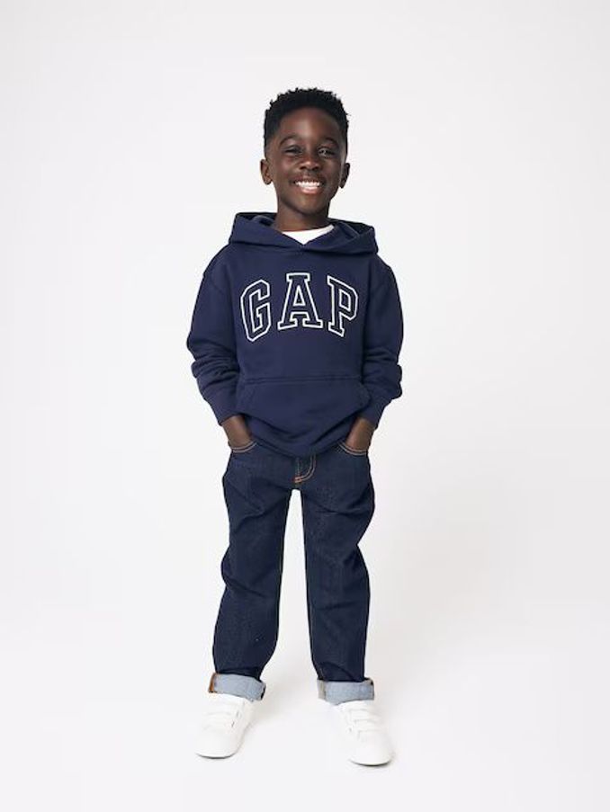 Blue Logo Hoodie (4-13yrs) (K17000) | £20