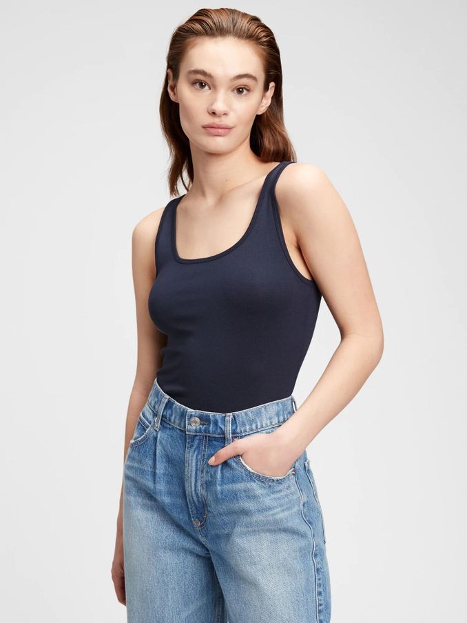 Navy Blue Modern Vest (K21219) | £7