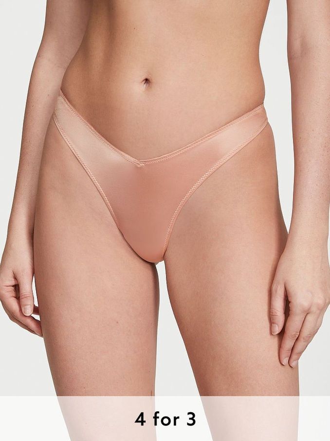 Macaron Nude Thong Knickers (K22401) | £14