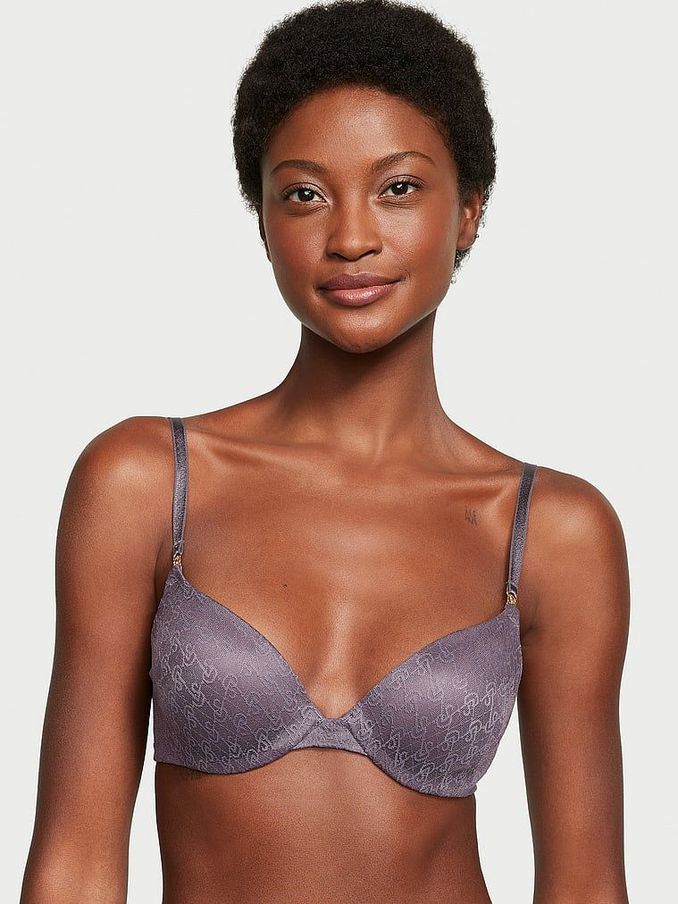 Tornado Purple Icon Push Up Demi Bra (K22572) | £18