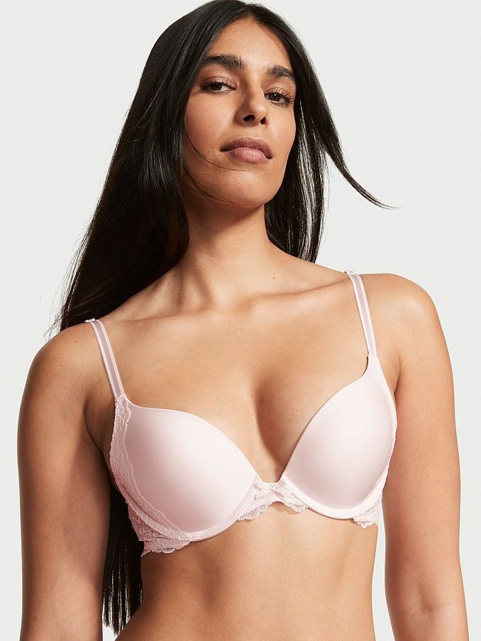 Pink Bahama Floral Lace Push Up Bra (K26729) | £20